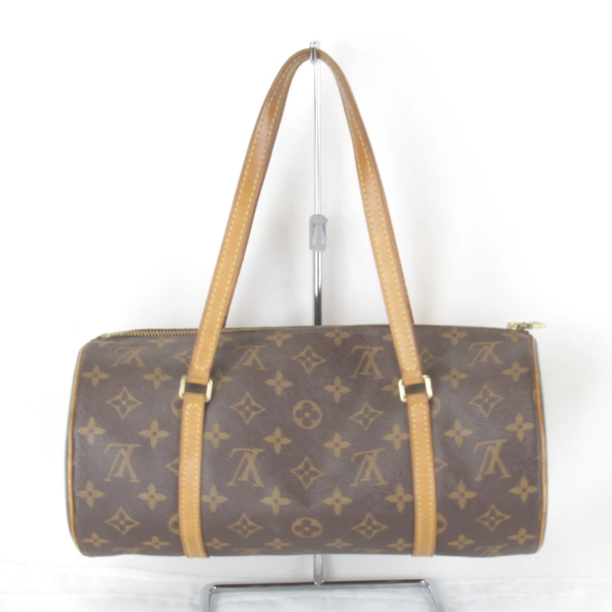 LOUIS VUITTON Brown Monogram Leather Bag