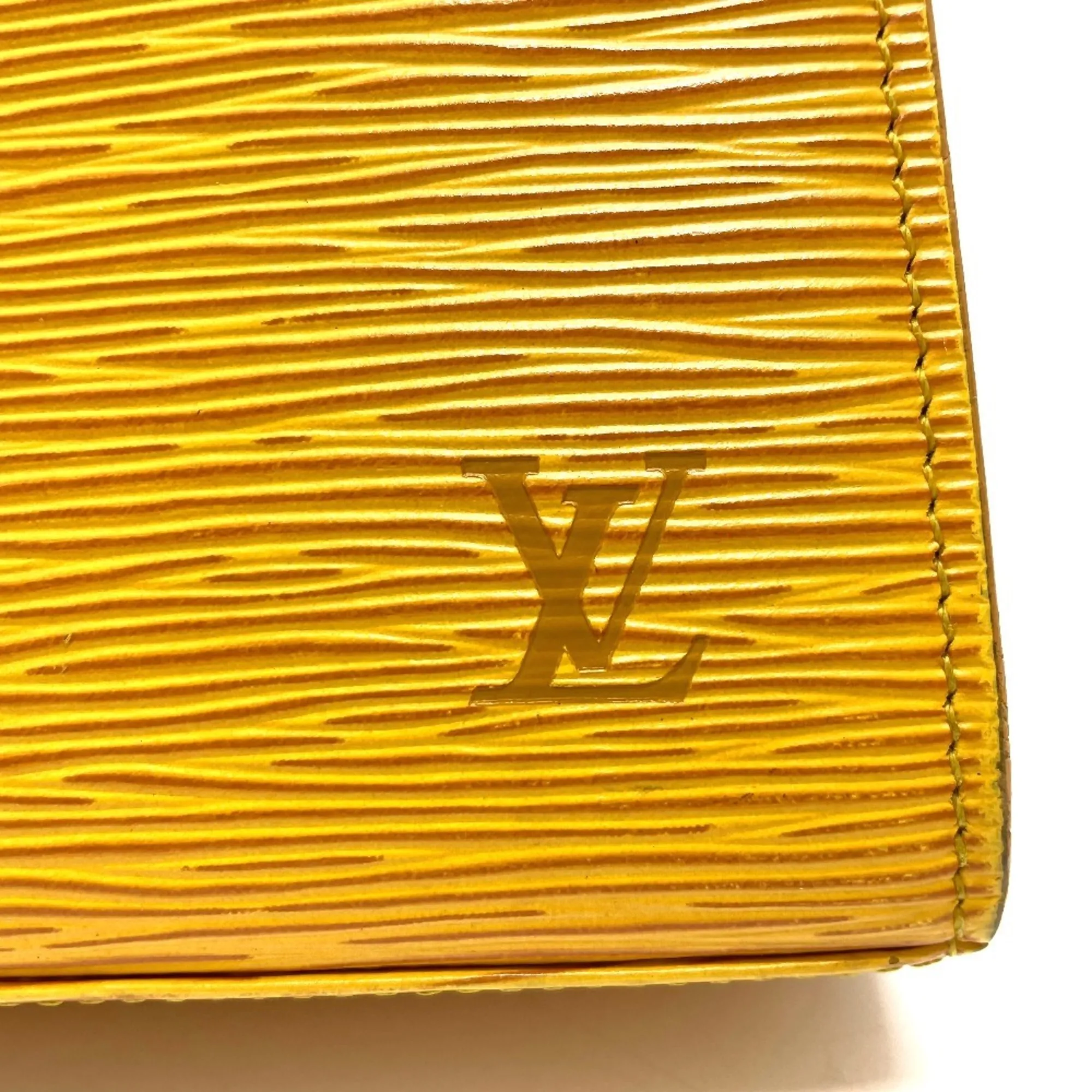 LOUIS VUITTON Yellow Leather Bag