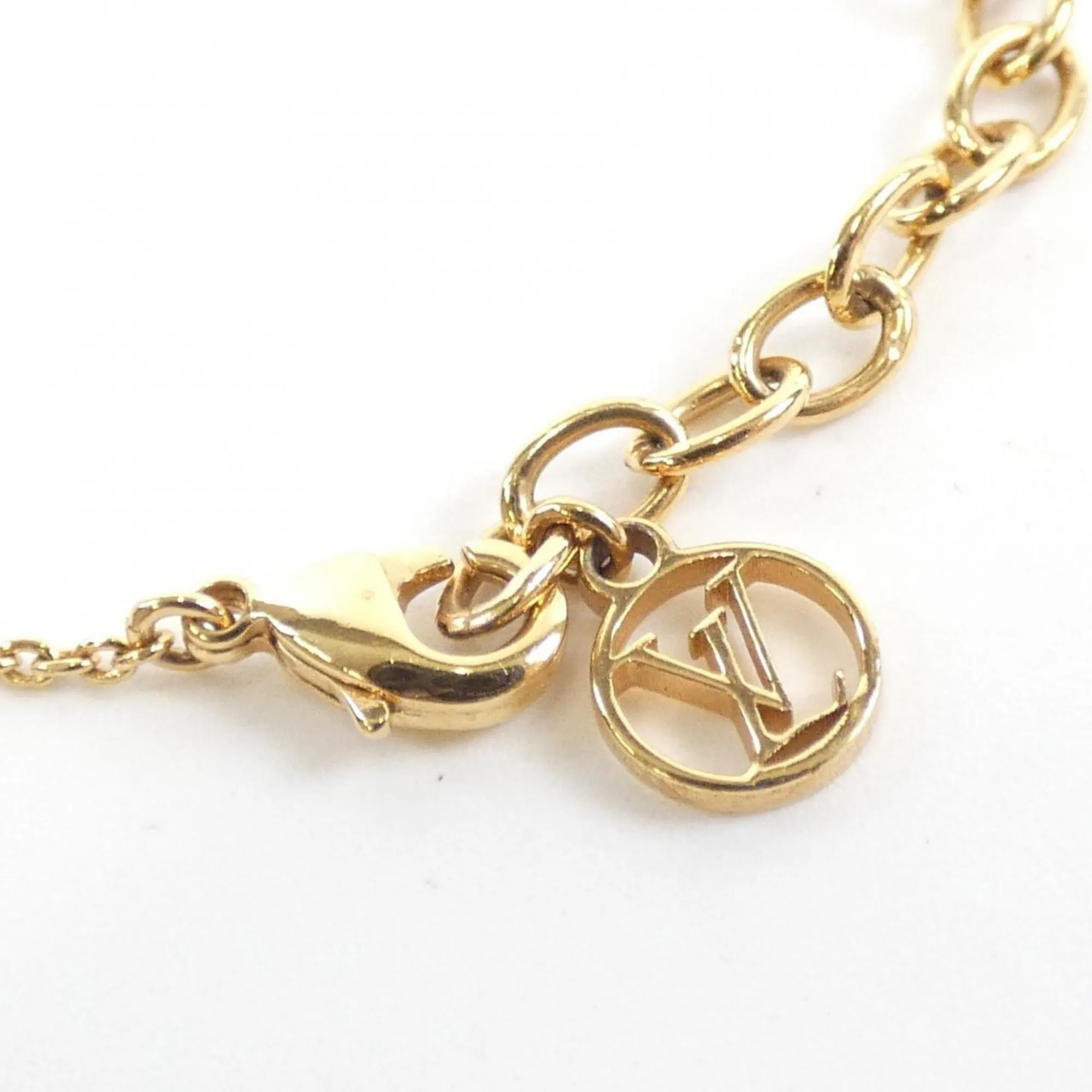 LOUIS VUITTON Gold Charm Bracelet