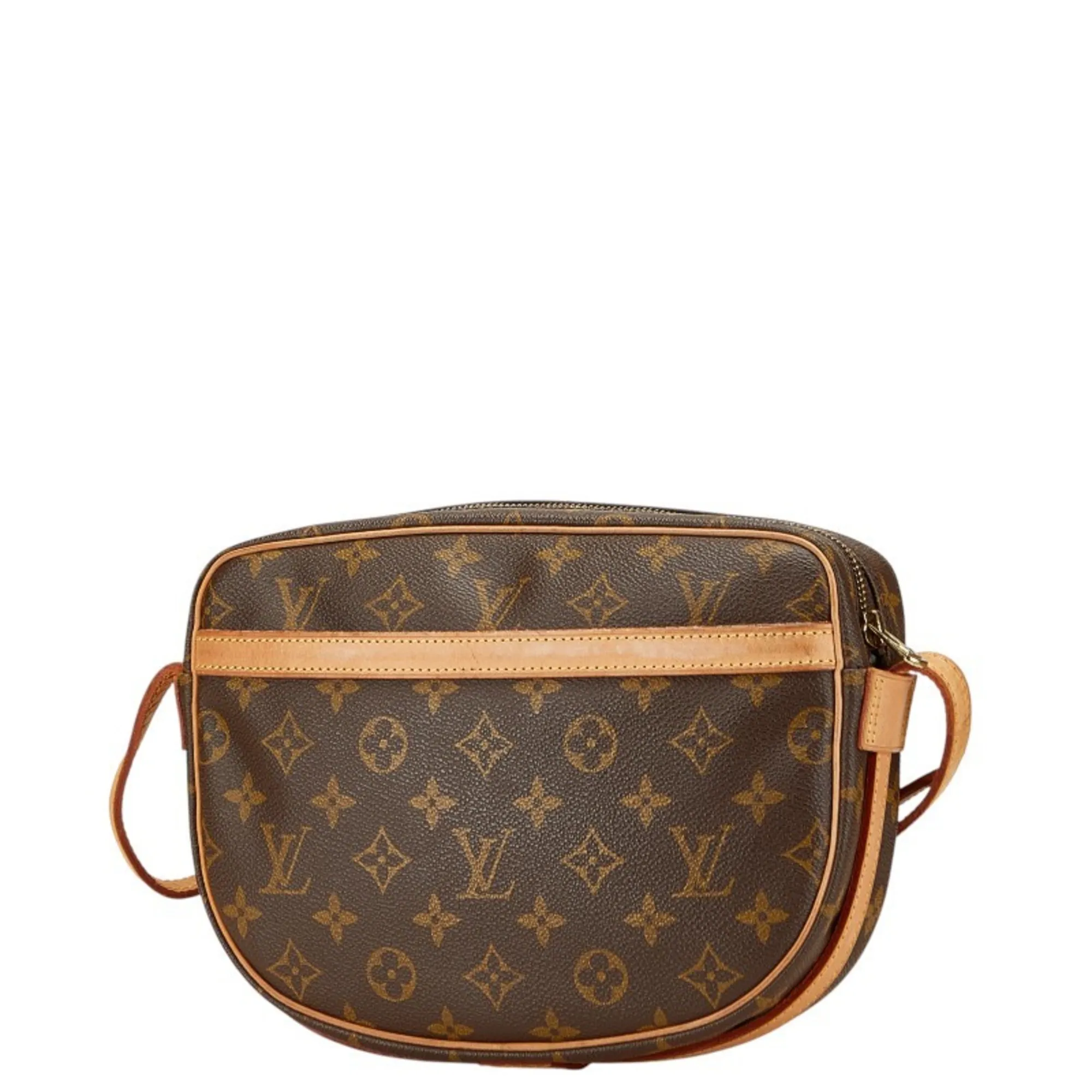 LOUIS VUITTON Brown Monogram Leather Shoulder Bag