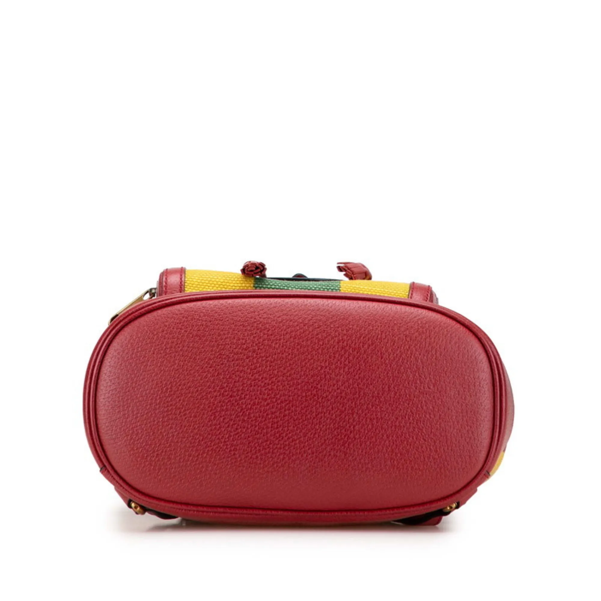 GUCCI Red Leather Backpack