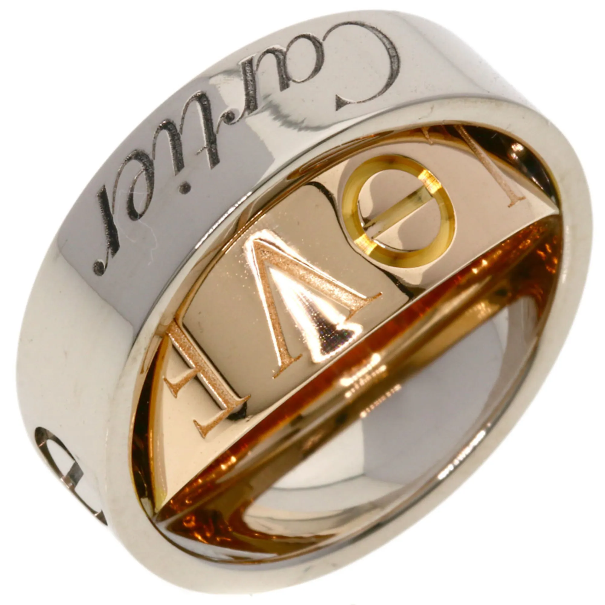 CARTIER 18k Pink Love Ring #47