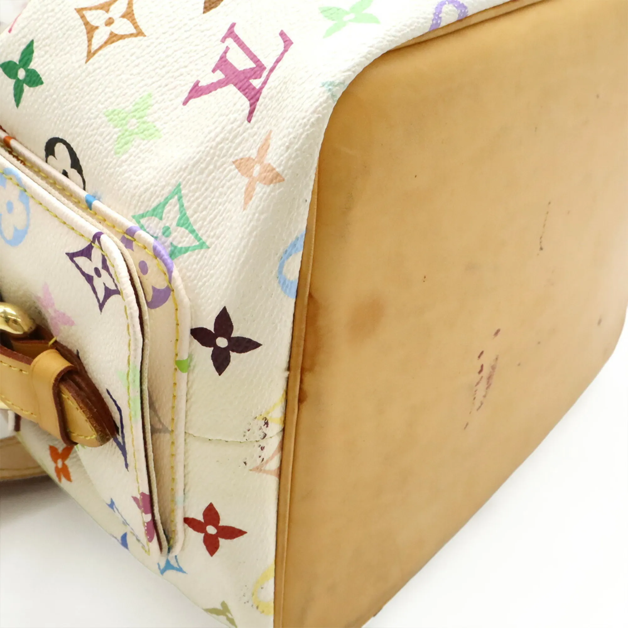 LOUIS VUITTON White Monogram Shoulder Bag