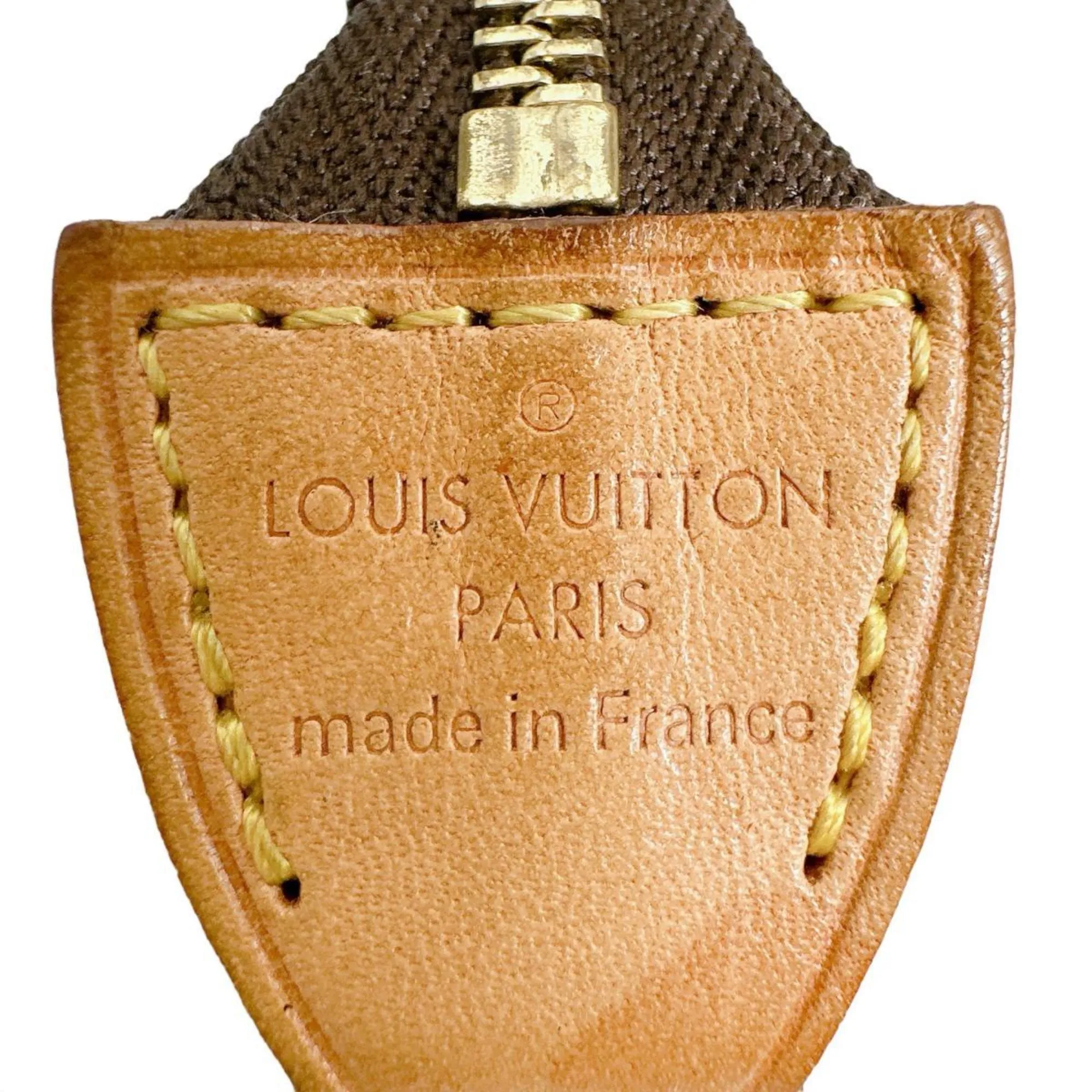 LOUIS VUITTON Brown Monogram Pouch