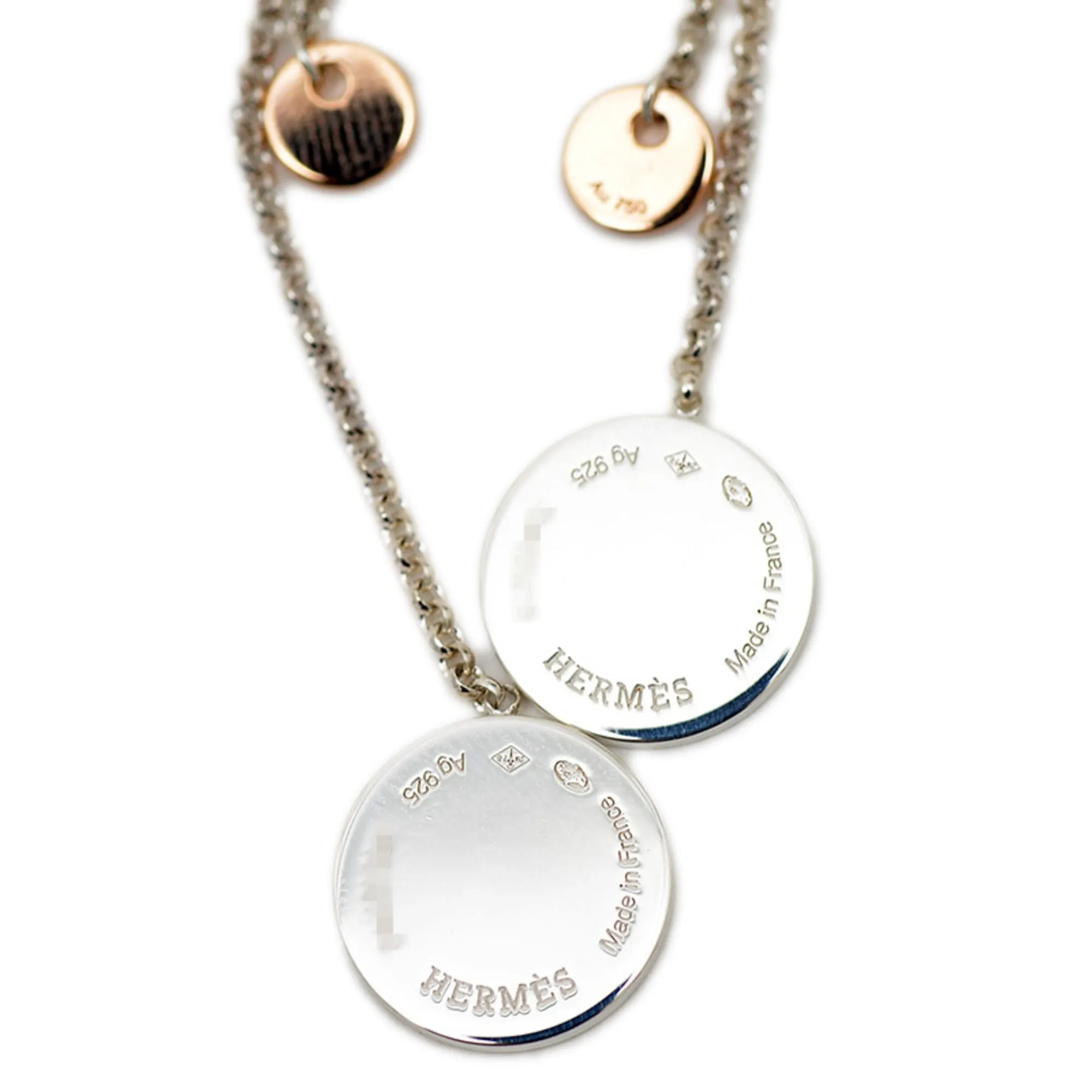 HERMES Brown Earrings