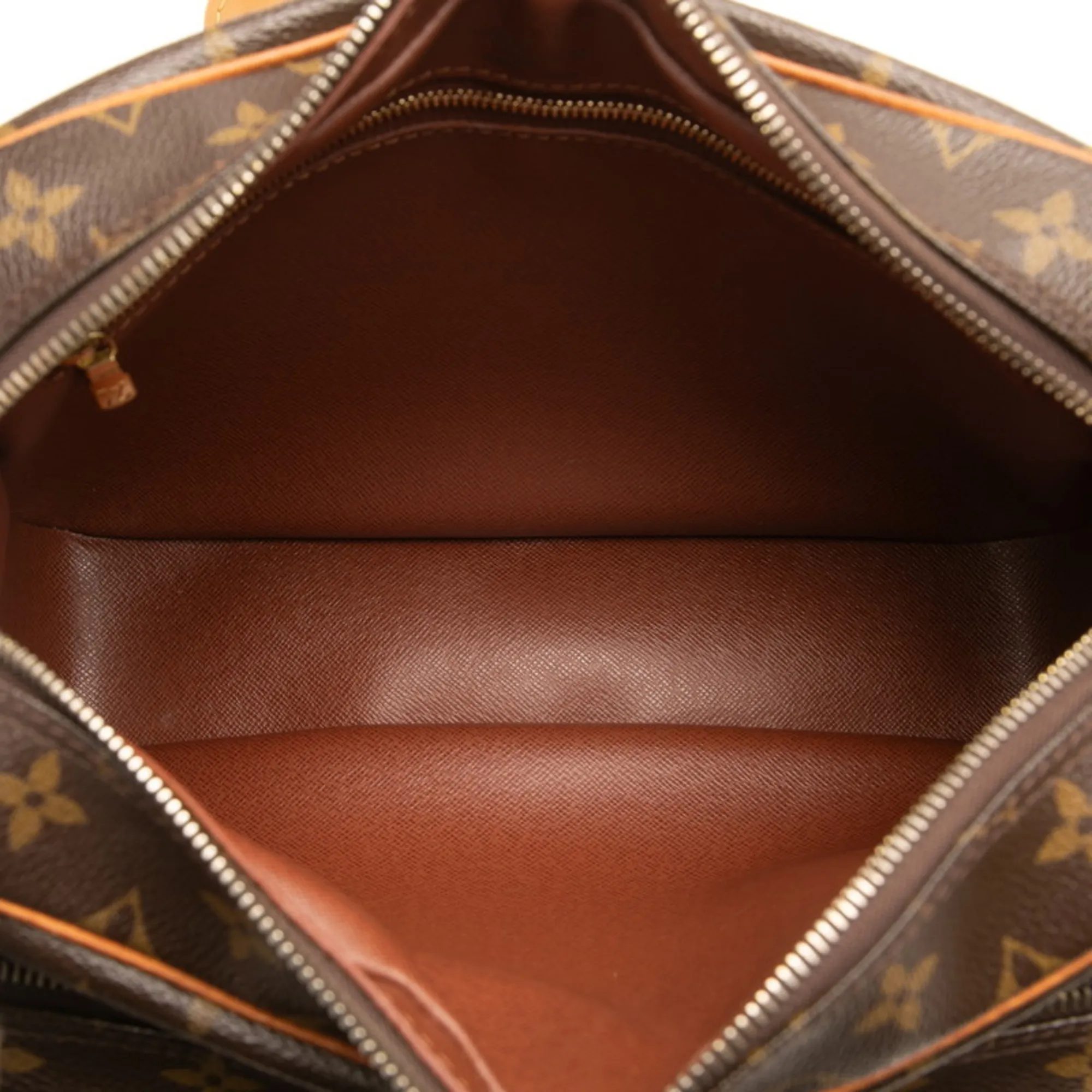 LOUIS VUITTON Brown Monogram Leather Shoulder Bag