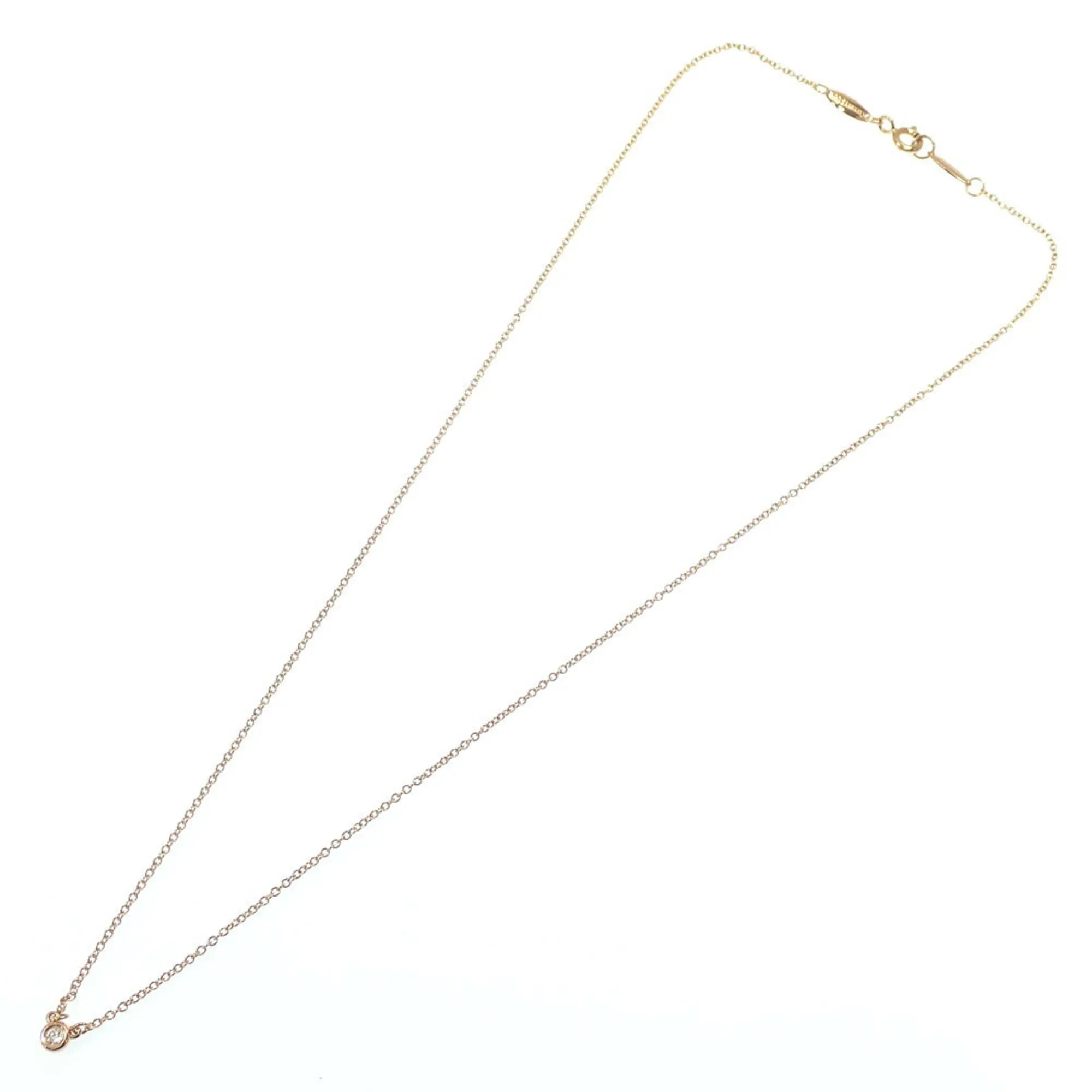 TIFFANY & CO. 18k Gold Diamond Necklace