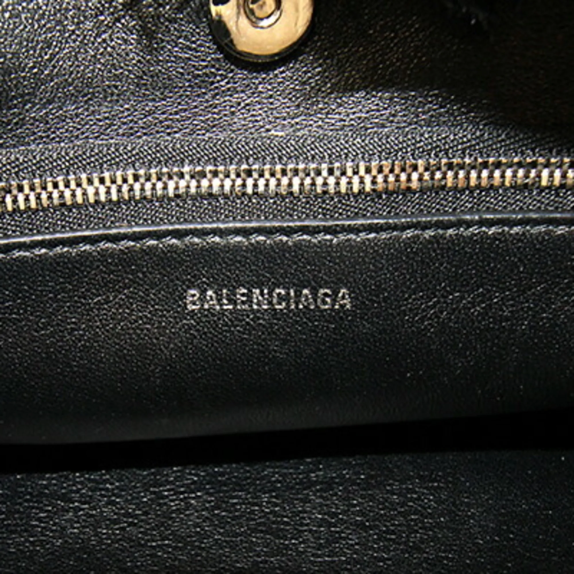 BALENCIAGA Black Leather Bag