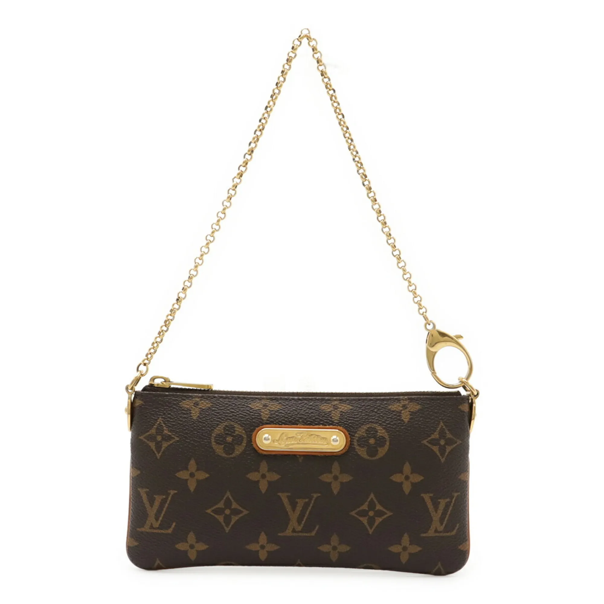 LOUIS VUITTON Brown Monogram Pouch
