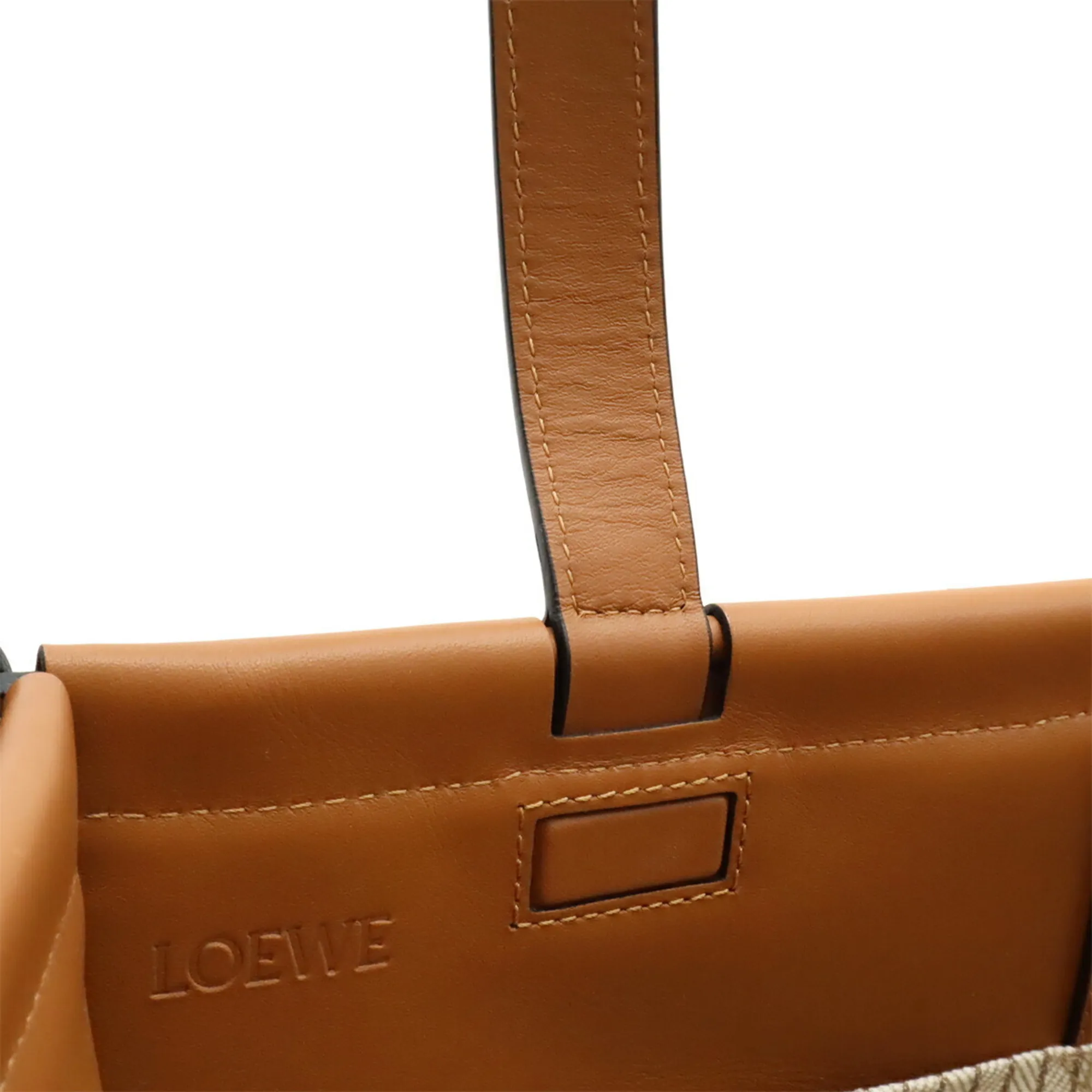 LOEWE Brown Leather Shoulder Bag