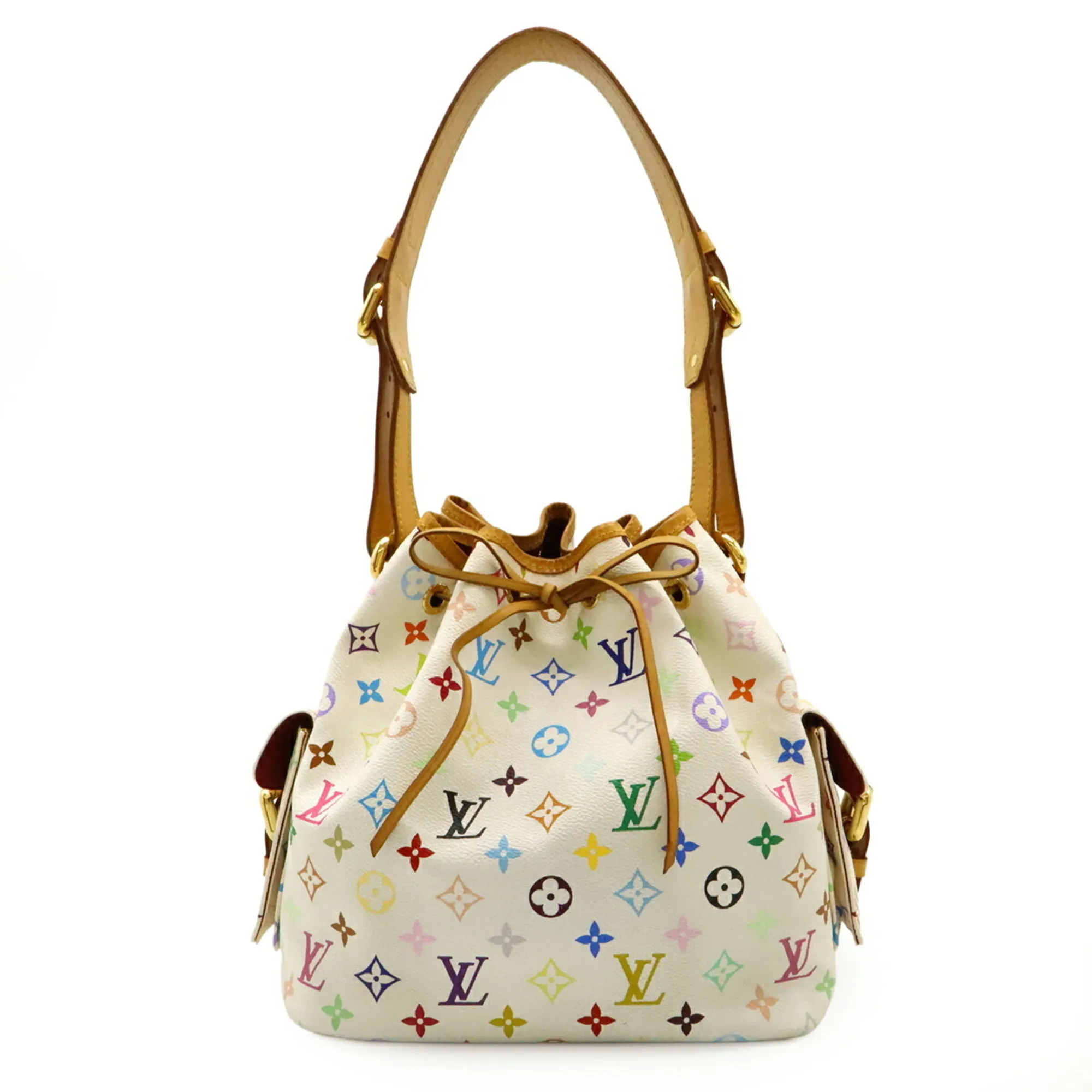 LOUIS VUITTON White Monogram Shoulder Bag