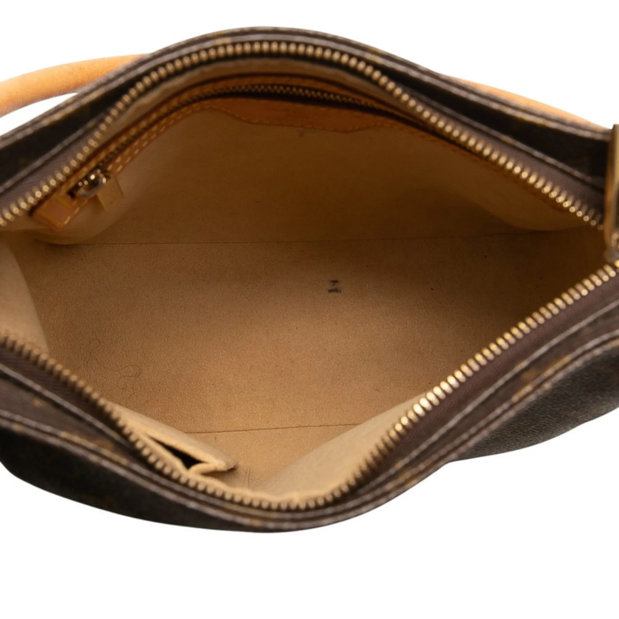 LOUIS VUITTON Brown Monogram Leather Shoulder Bag