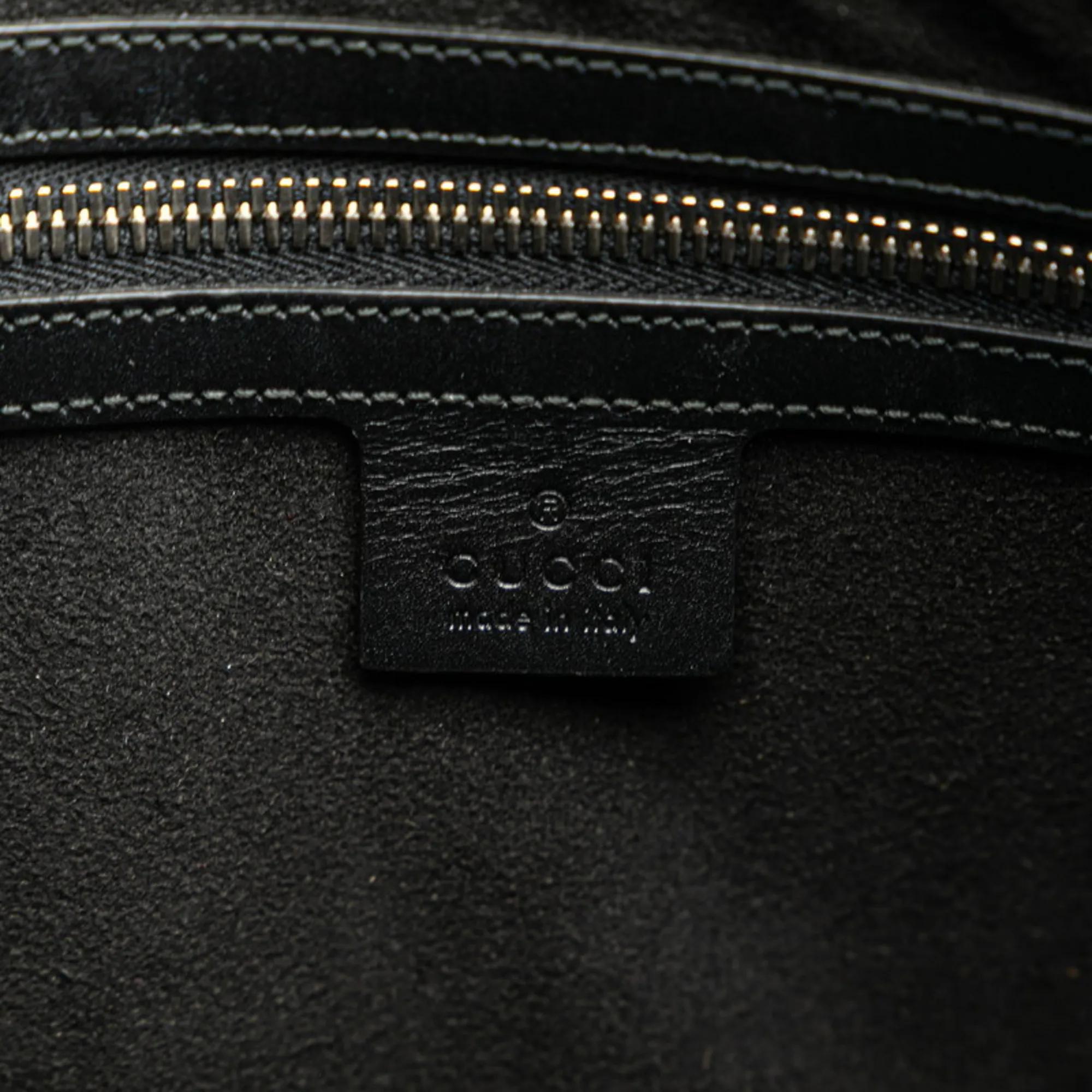 GUCCI Brown Leather Shoulder Bag