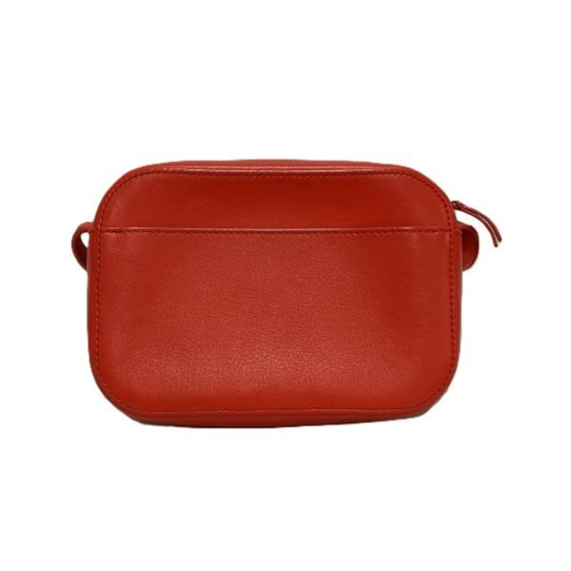 BALENCIAGA Red Leather Shoulder Bag