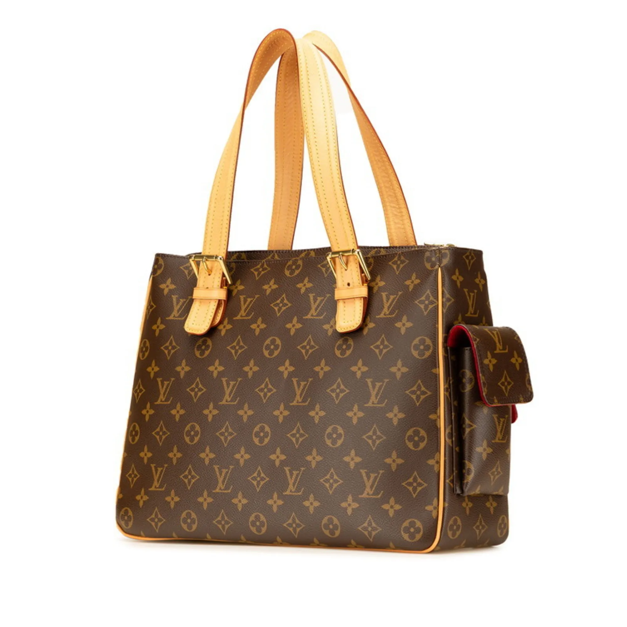 LOUIS VUITTON Brown Monogram Leather Shoulder Bag