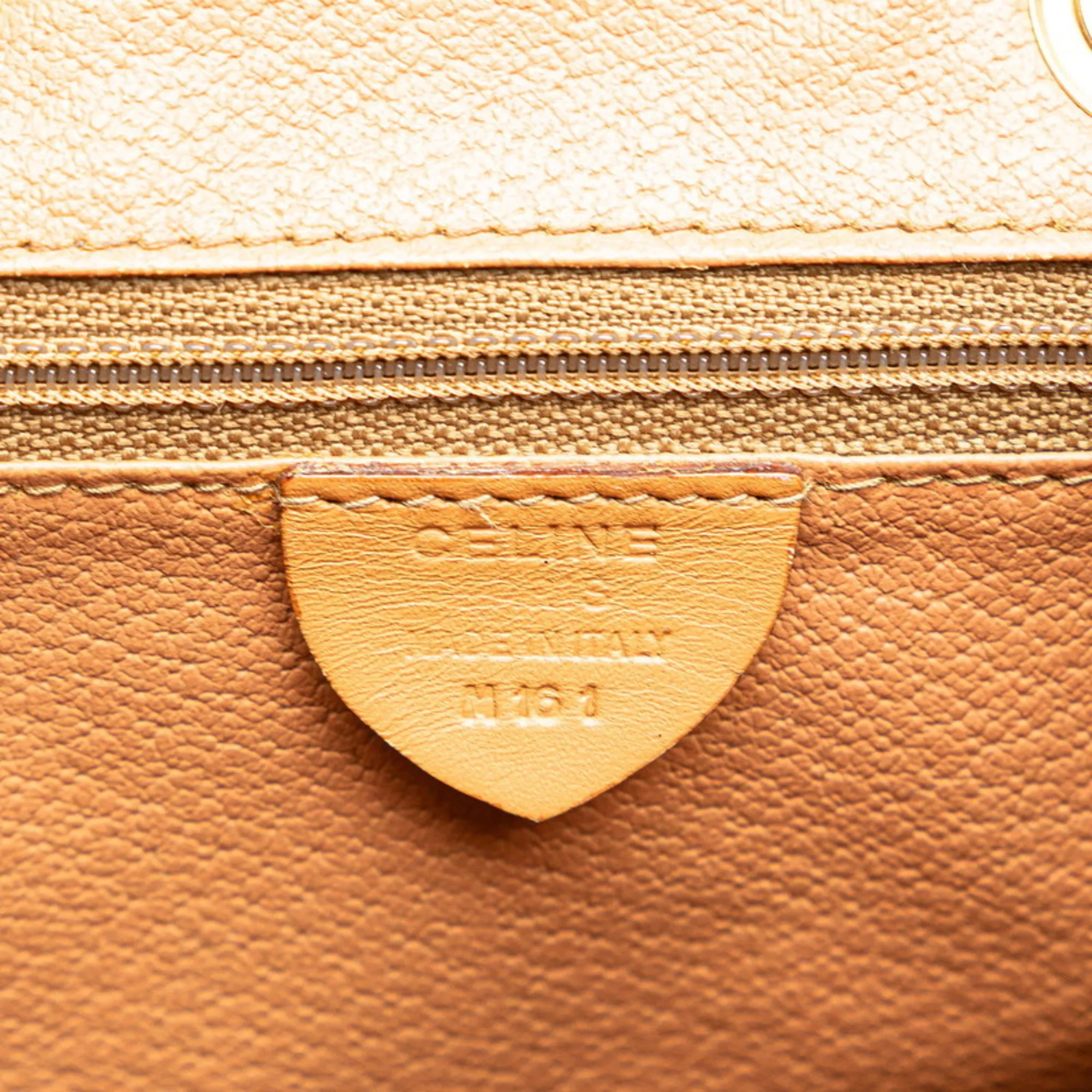 CELINE Brown Leather Backpack