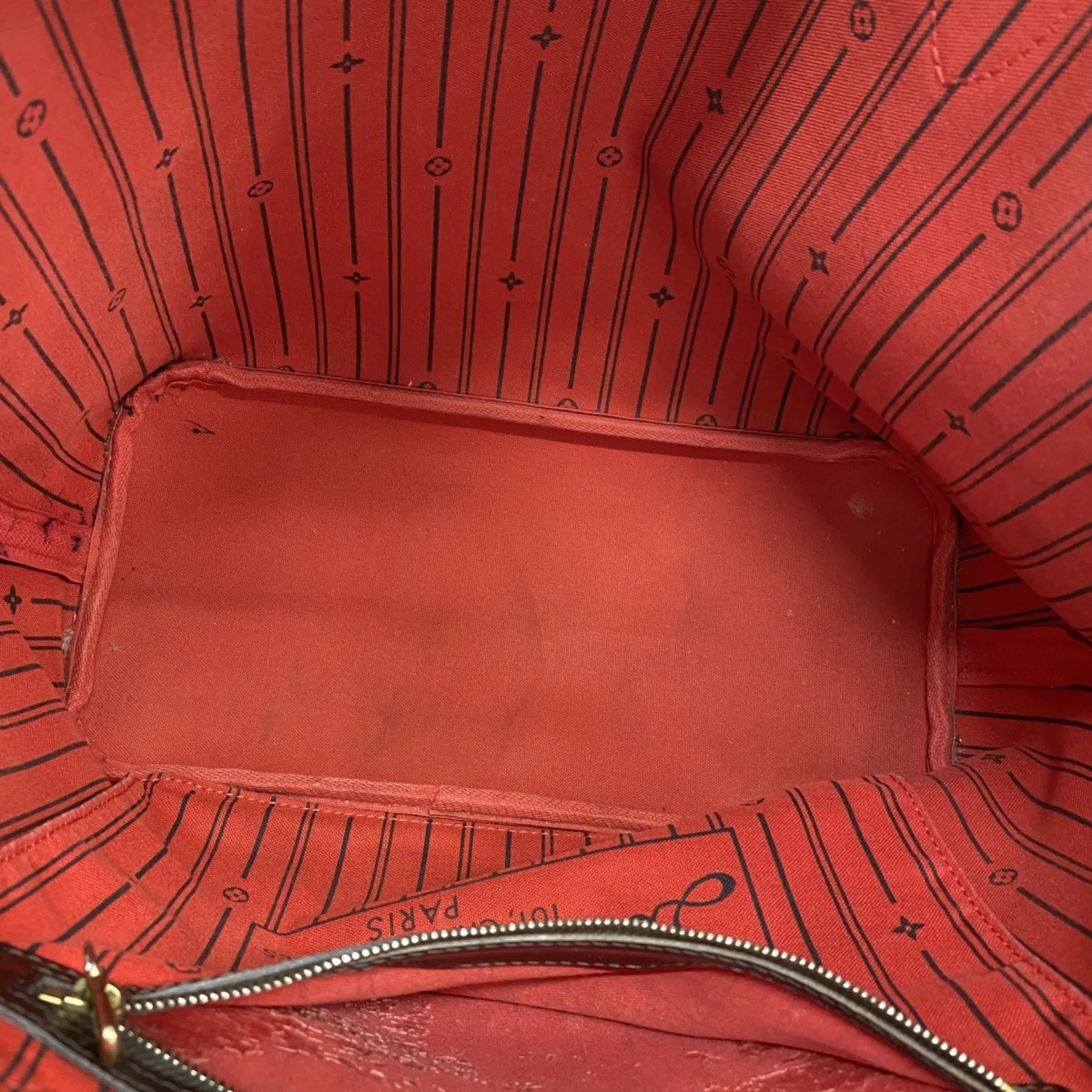 LOUIS VUITTON Brown Damier Neverfull MM Tote Bag