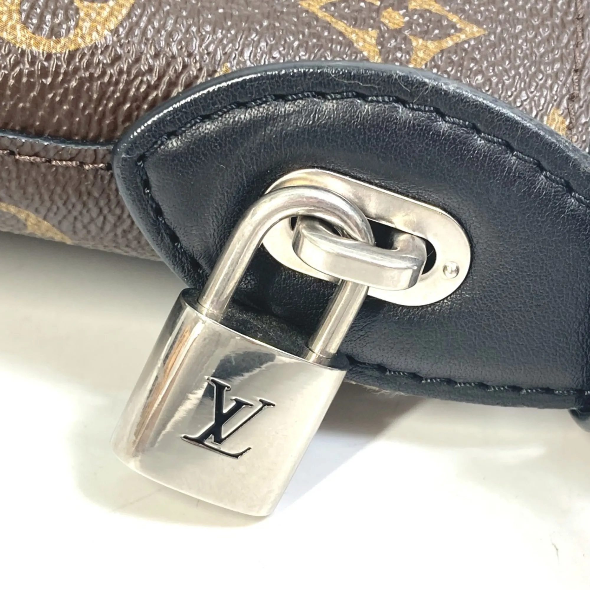 LOUIS VUITTON Black Monogram Shoulder Bag