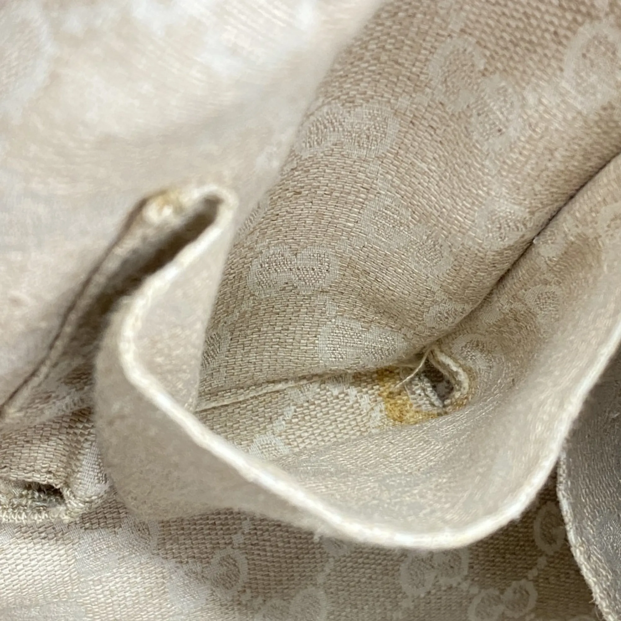 GUCCI Brown Leather Bamboo Bag