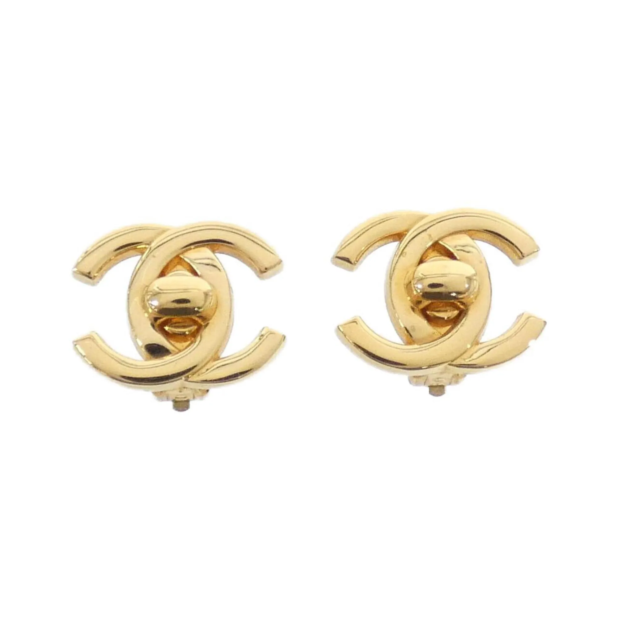 CHANEL Gold Earrings