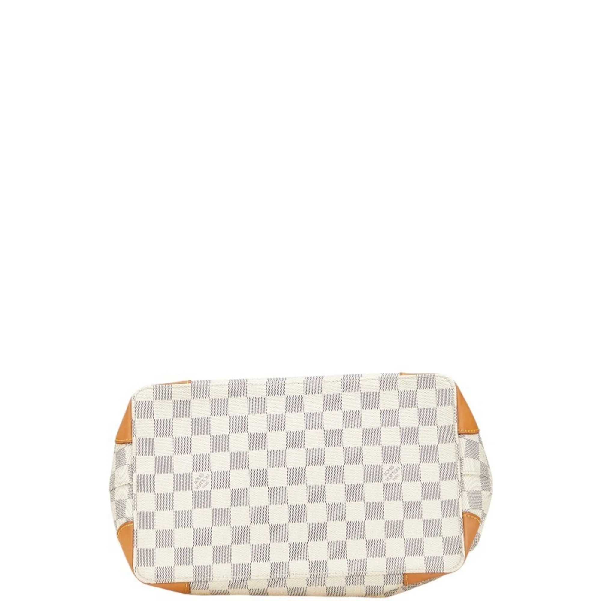 LOUIS VUITTON White Damier Leather Bag