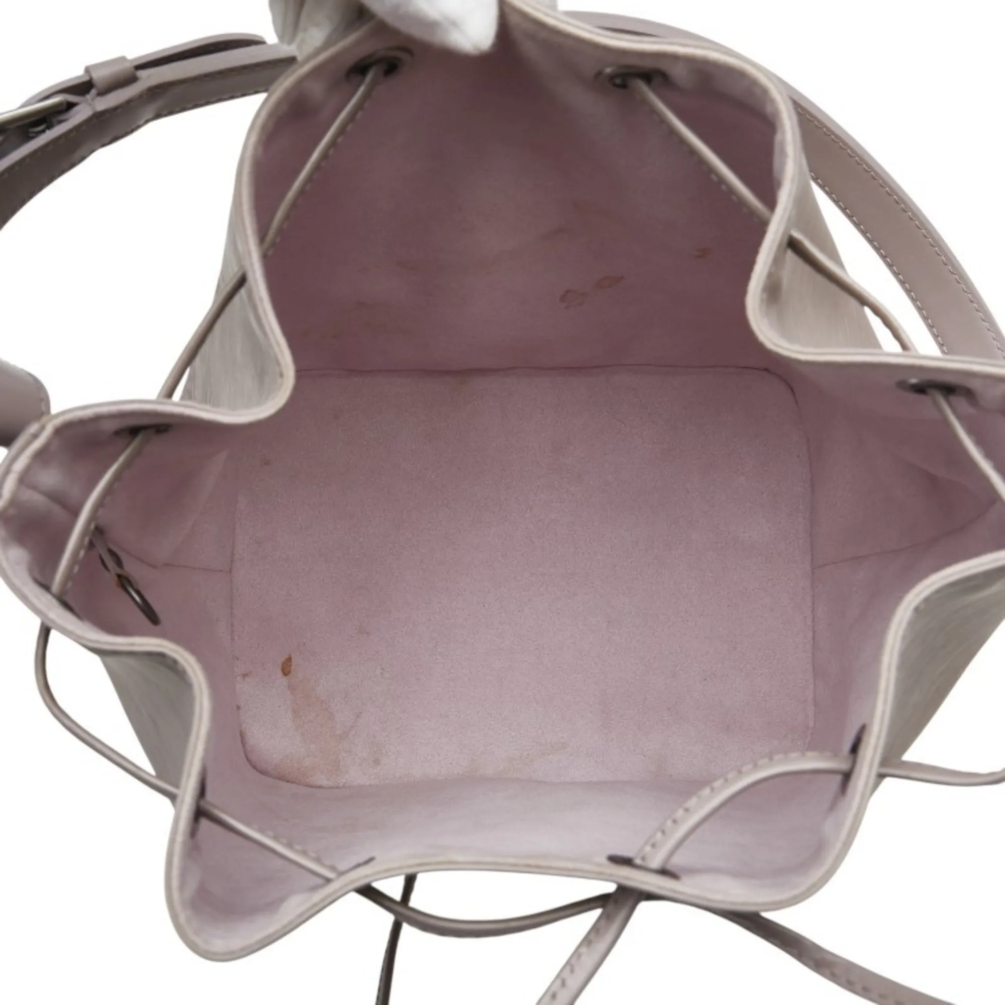 LOUIS VUITTON Purple Leather Shoulder Bag