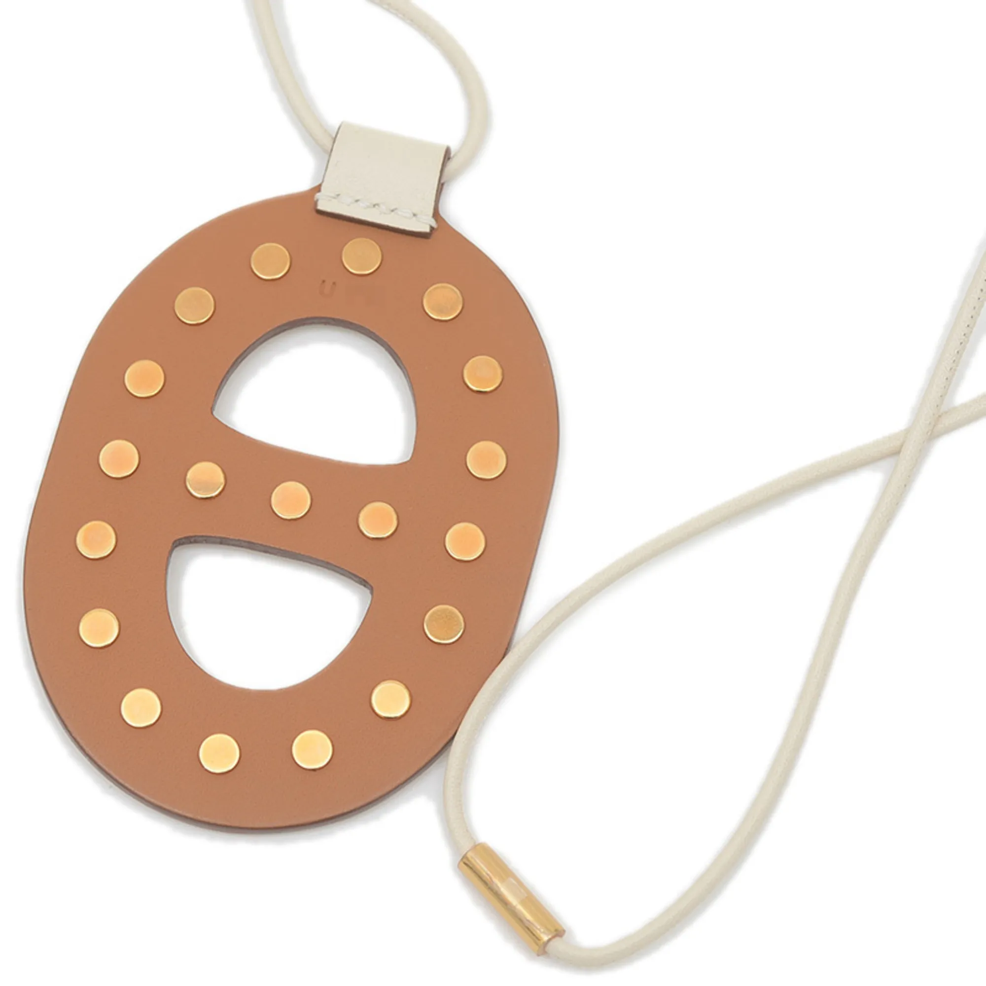 HERMES White Necklace