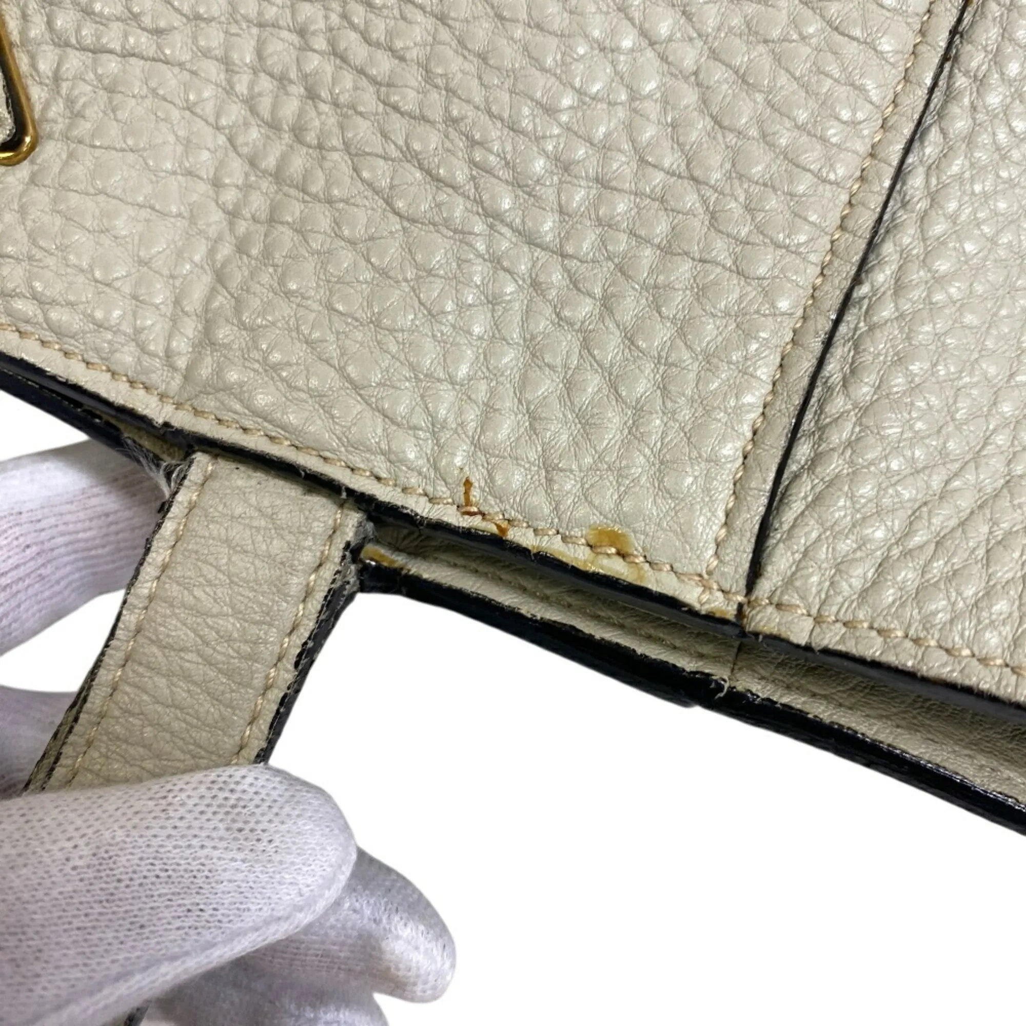 PRADA White Tote Bag