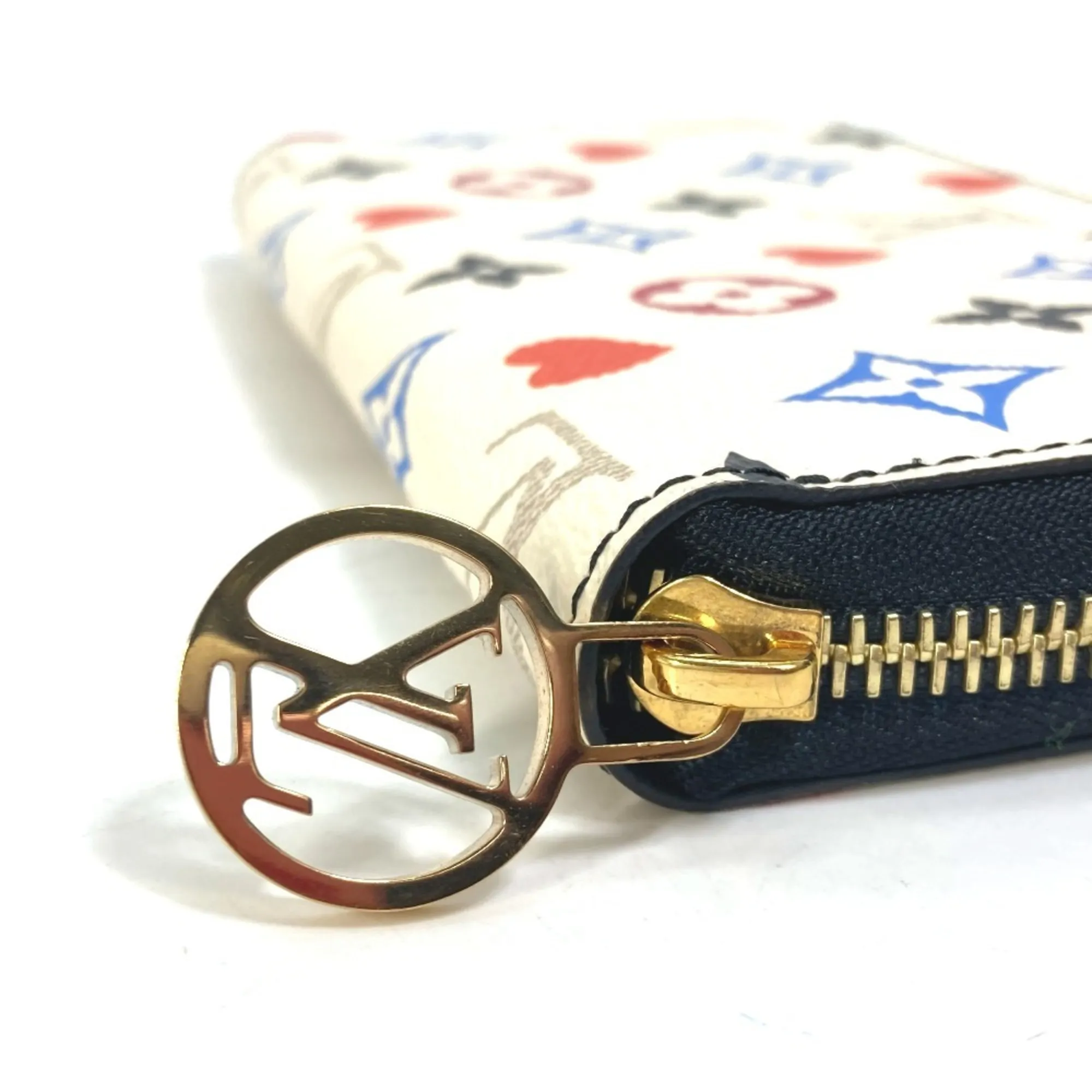 LOUIS VUITTON White Monogram Wallet