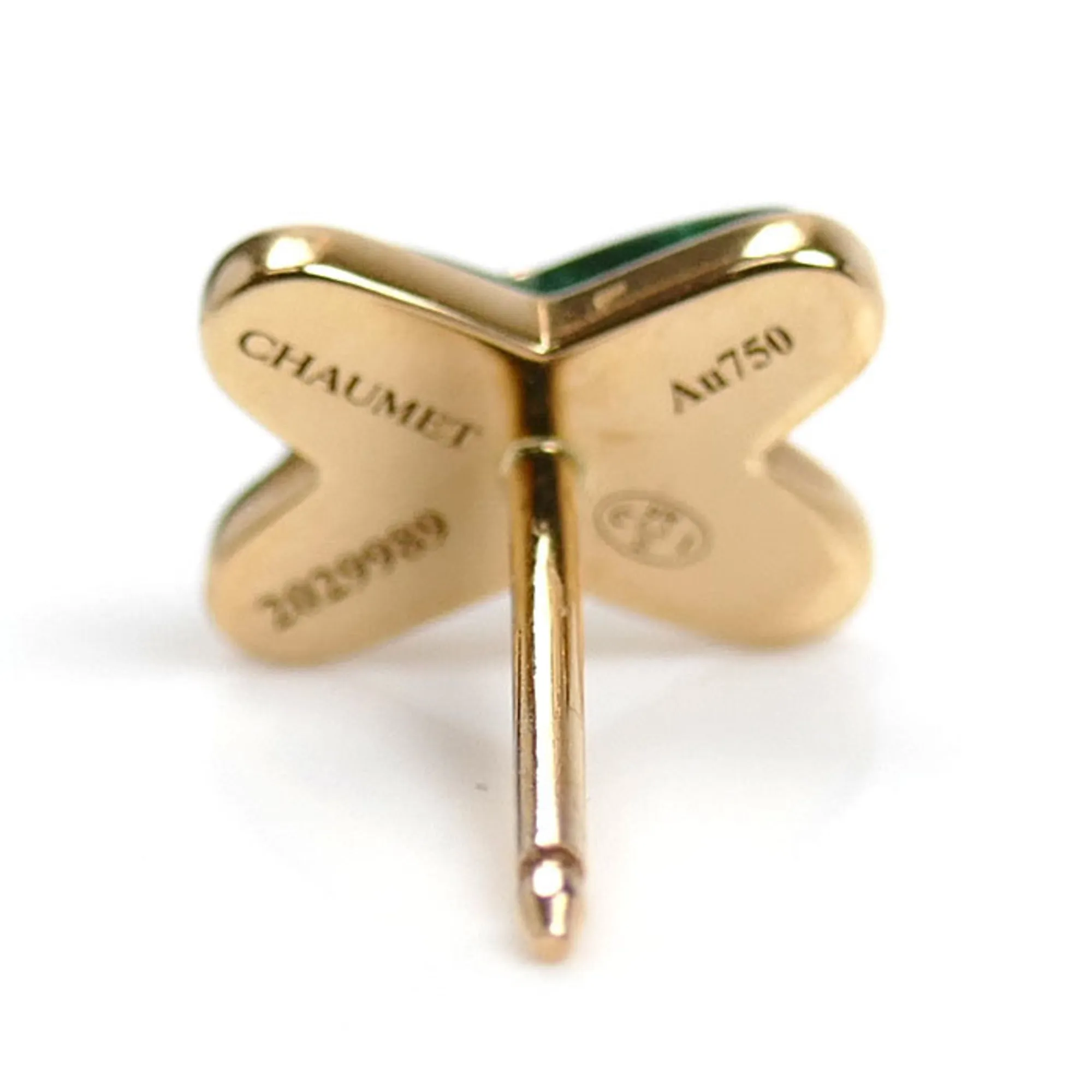 CHAUMET 18k Gold Diamond Earrings