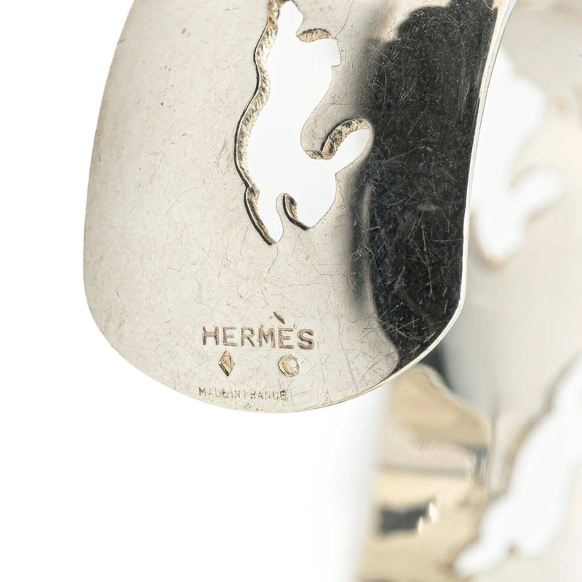 HERMES Silver Bracelet