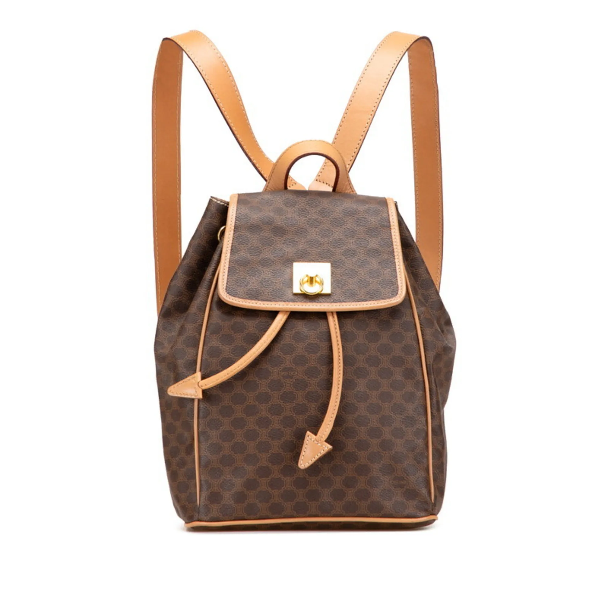 CELINE Brown Leather Backpack