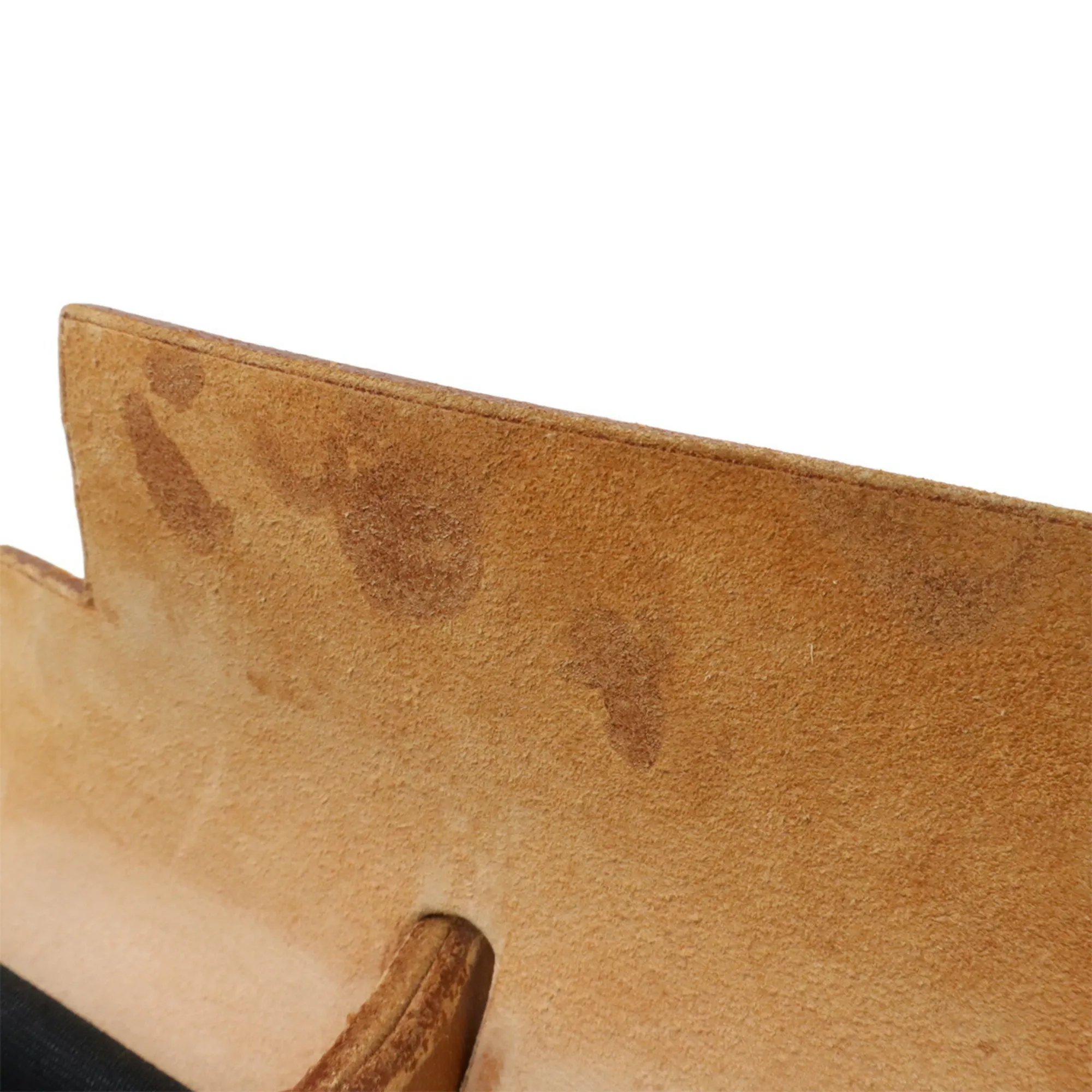 HERMES Brown Leather Shoulder Bag