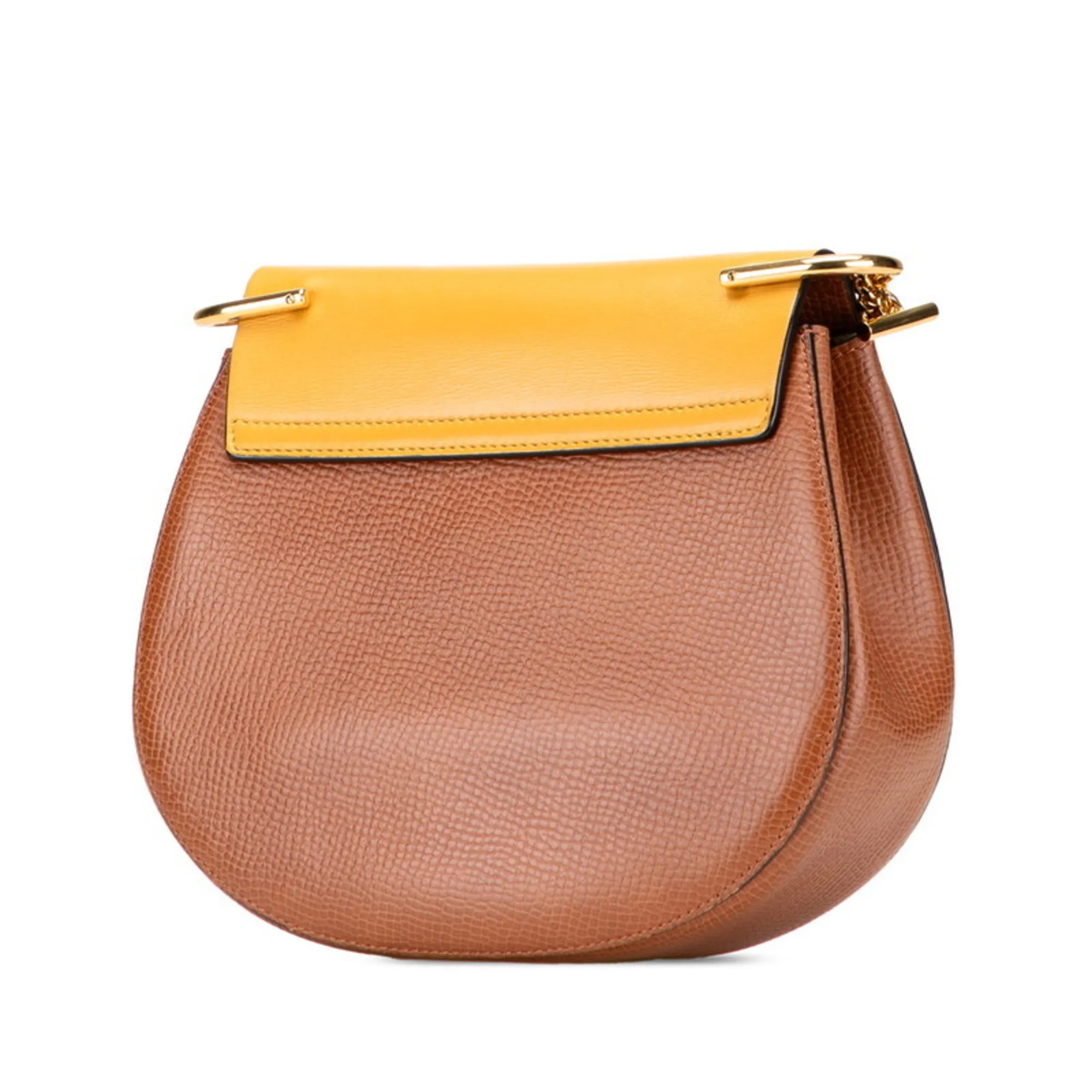 CHLOE Brown Leather Shoulder Bag