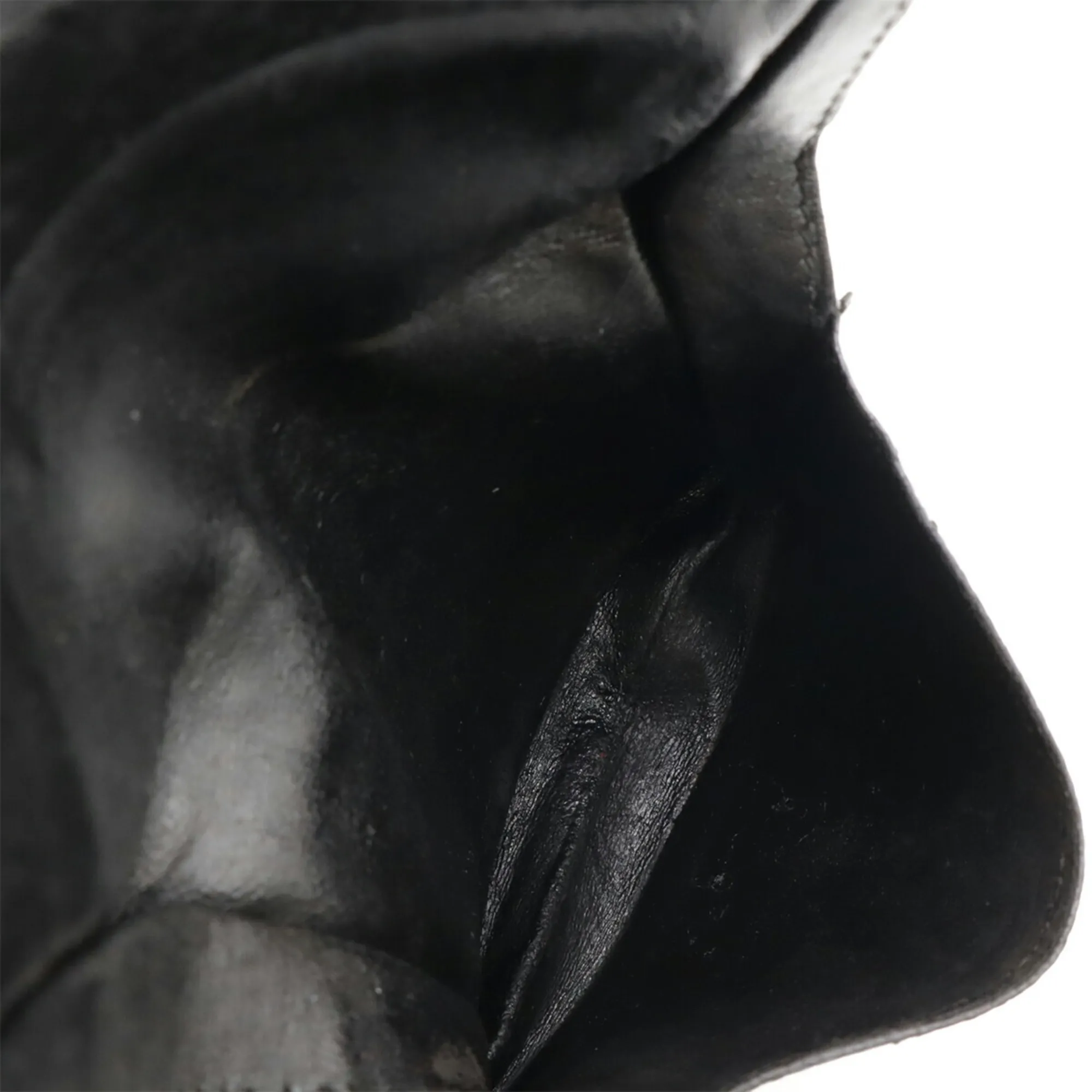 HERMES Black Leather Wallet