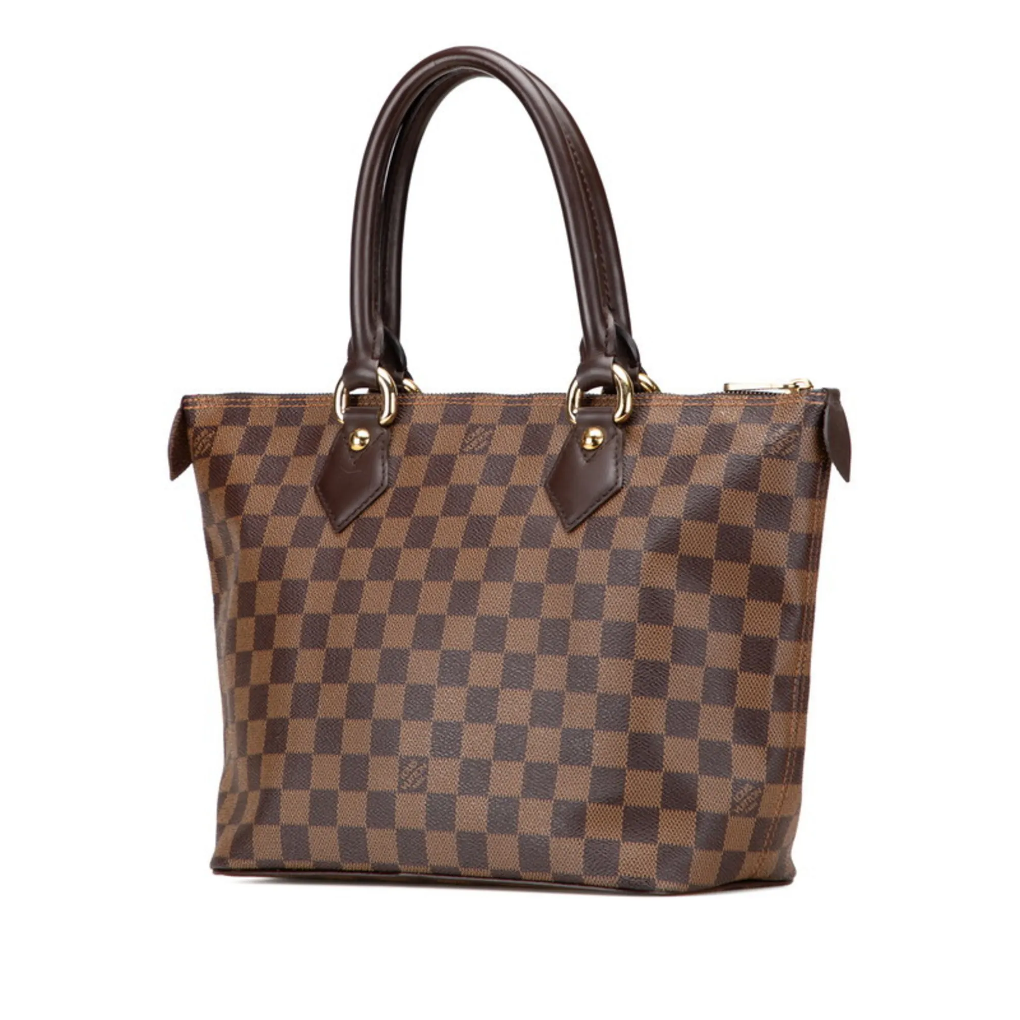 LOUIS VUITTON Brown Damier Leather Bag