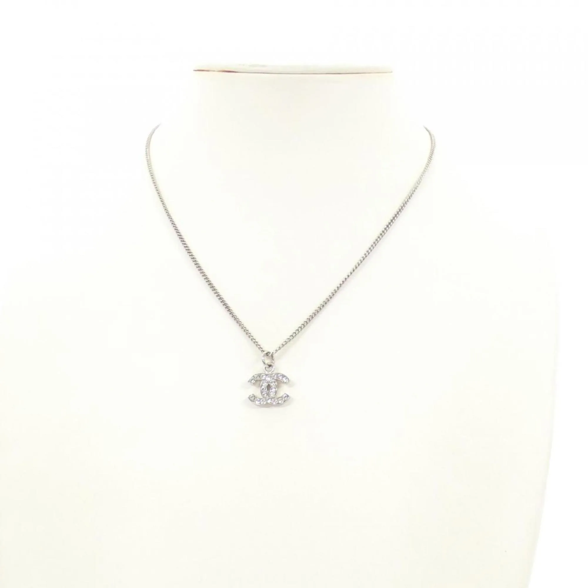 CHANEL Silver Necklace