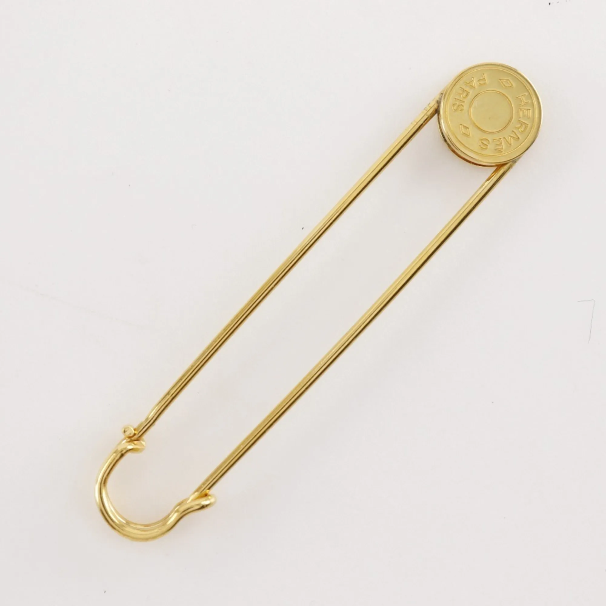 HERMES Gold Brooch
