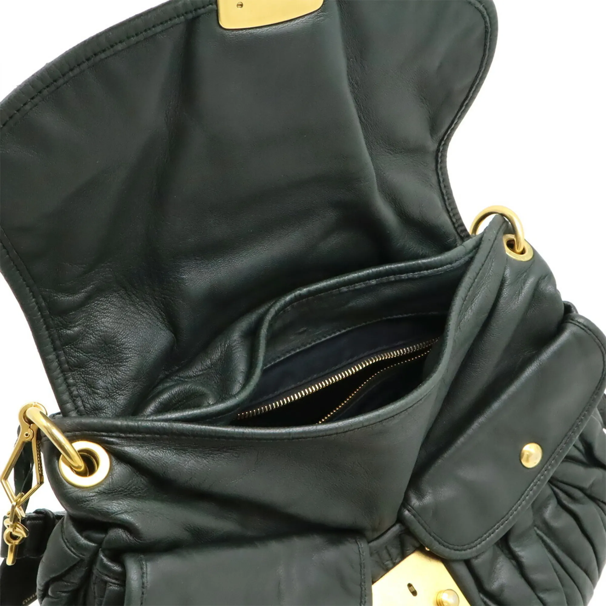 MIU MIU Green Shoulder Bag