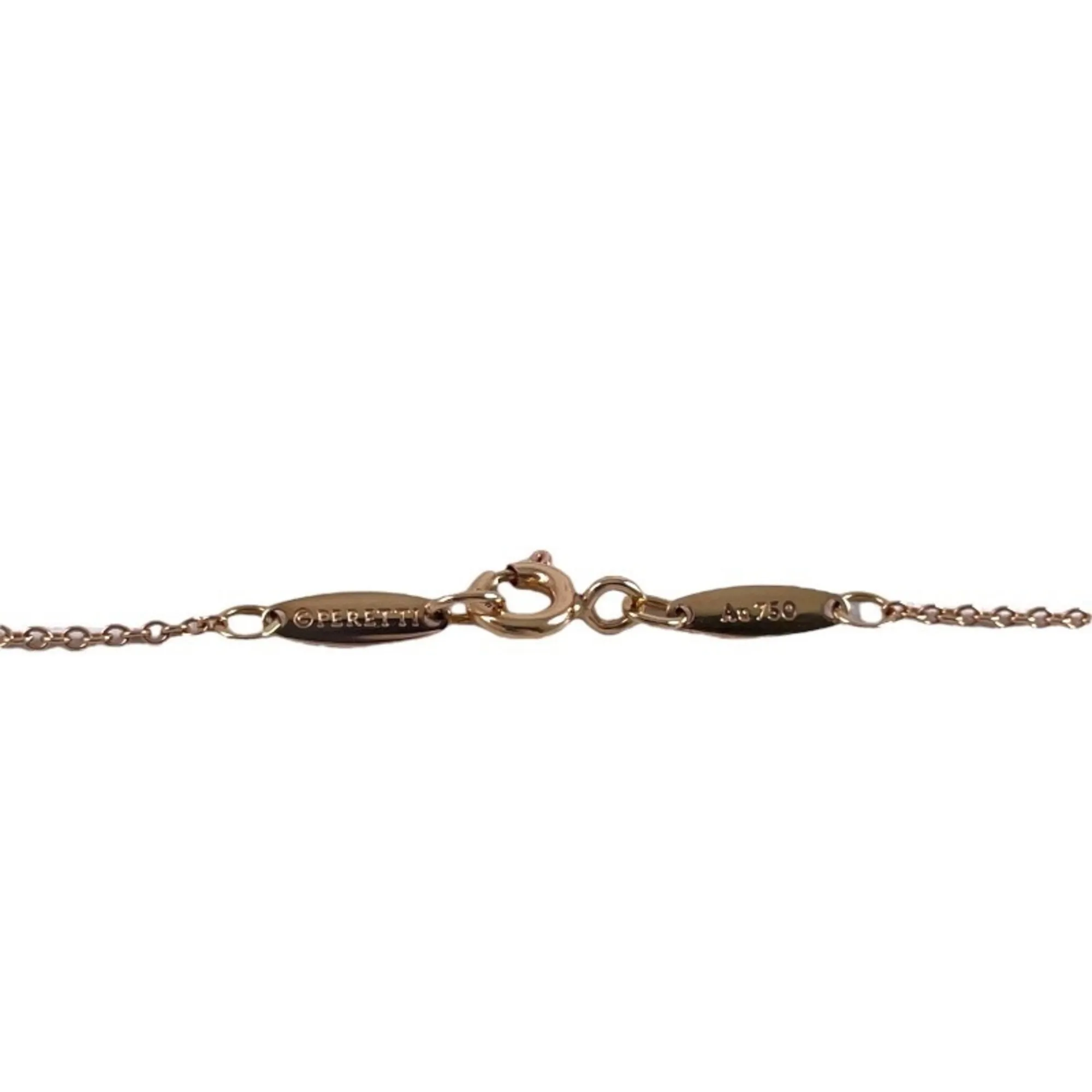 TIFFANY & CO. 18k Gold Diamond Charm Bracelet