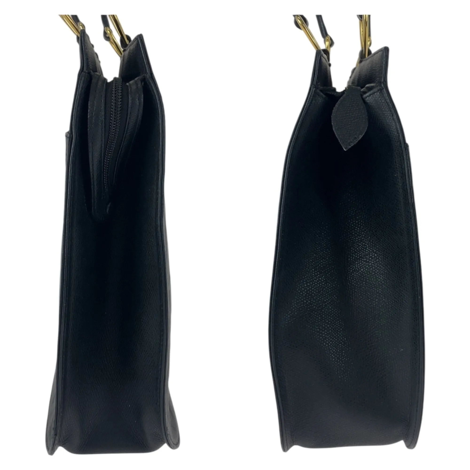 YVES SAINT LAURENT Black Leather Shoulder Bag