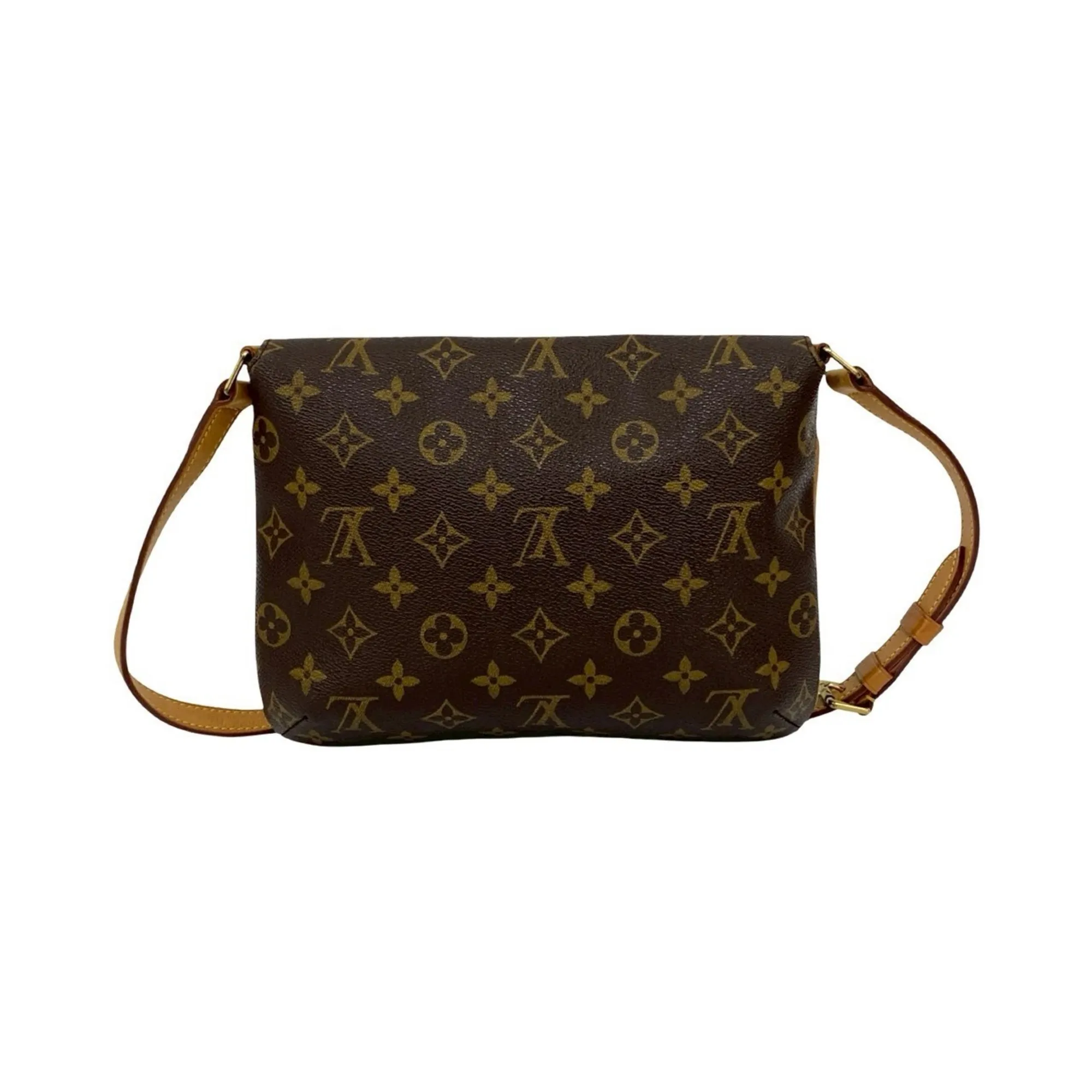 LOUIS VUITTON Brown Monogram Leather Shoulder Bag