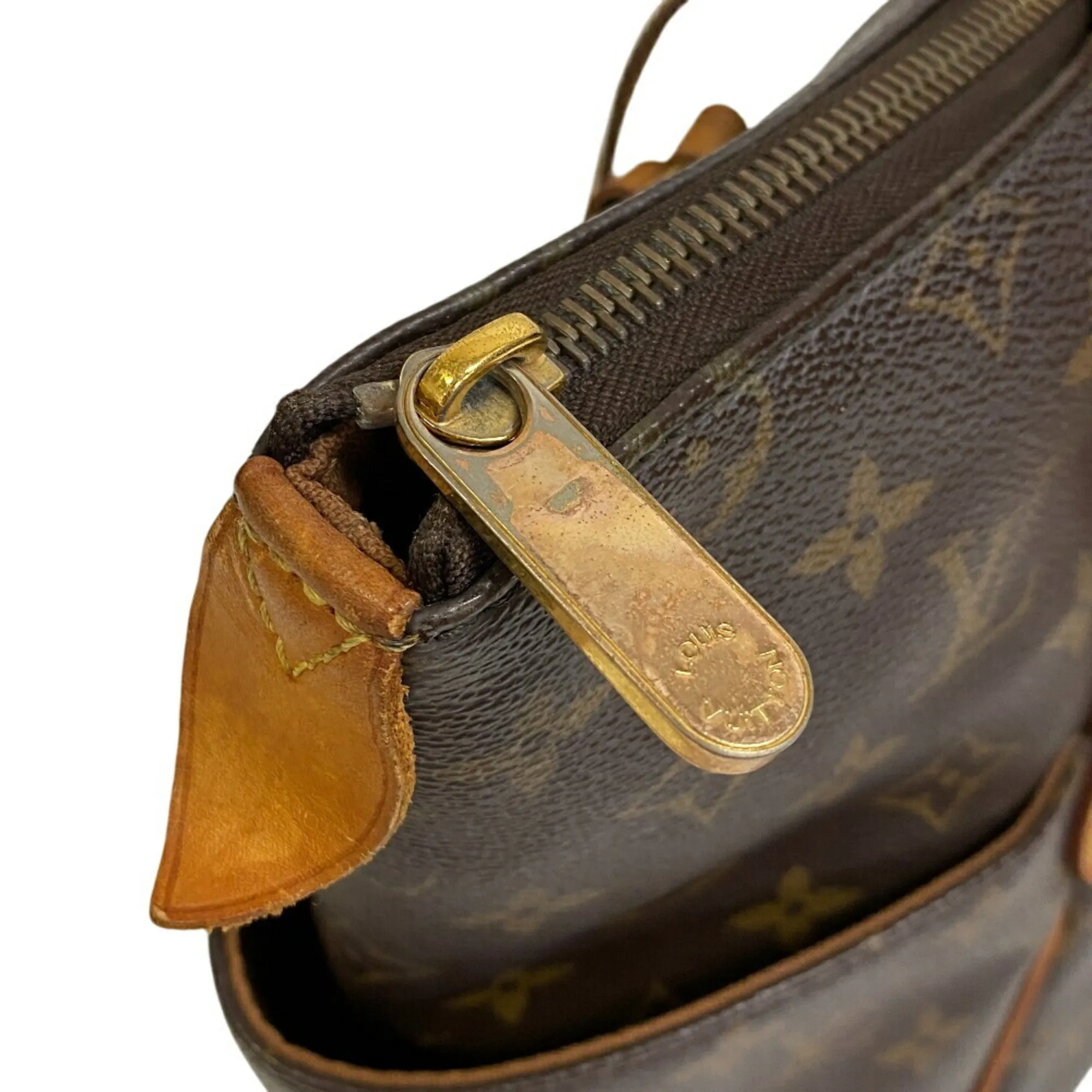 LOUIS VUITTON Brown Monogram Tote Bag