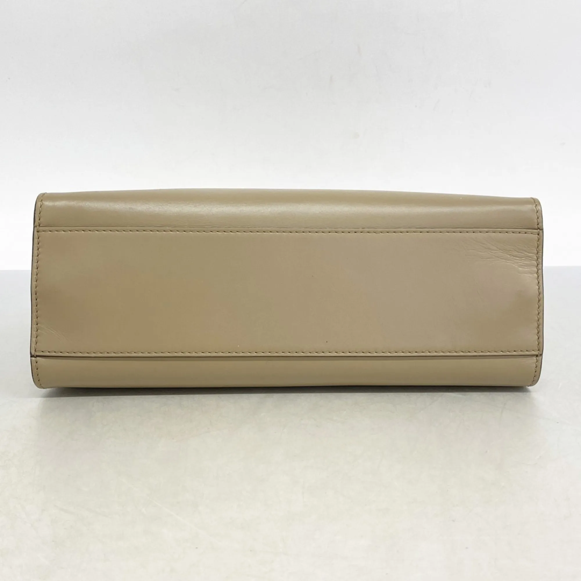 GUCCI Brown Leather Bamboo Bag