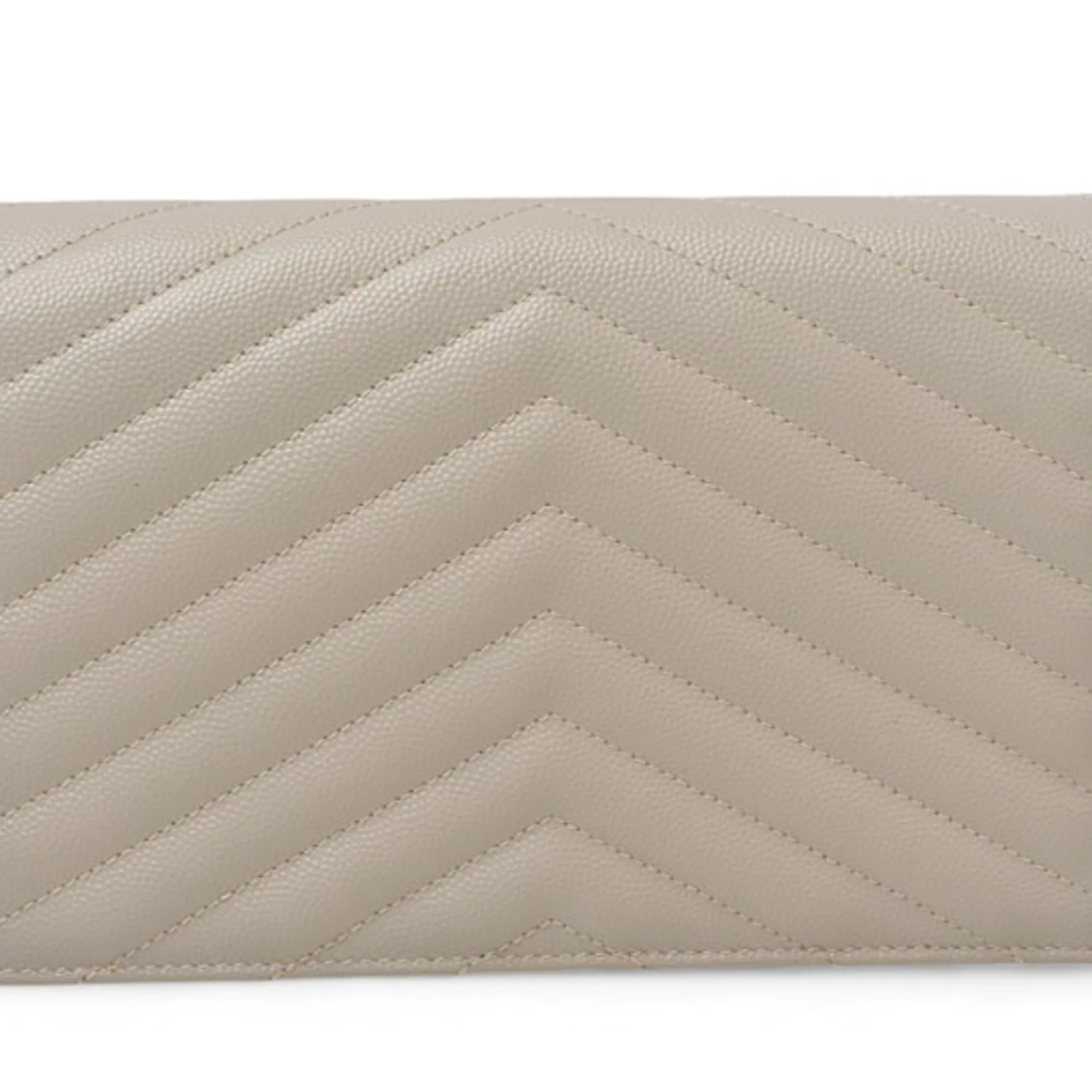 SAINT LAURENT Gray Monogram Wallet