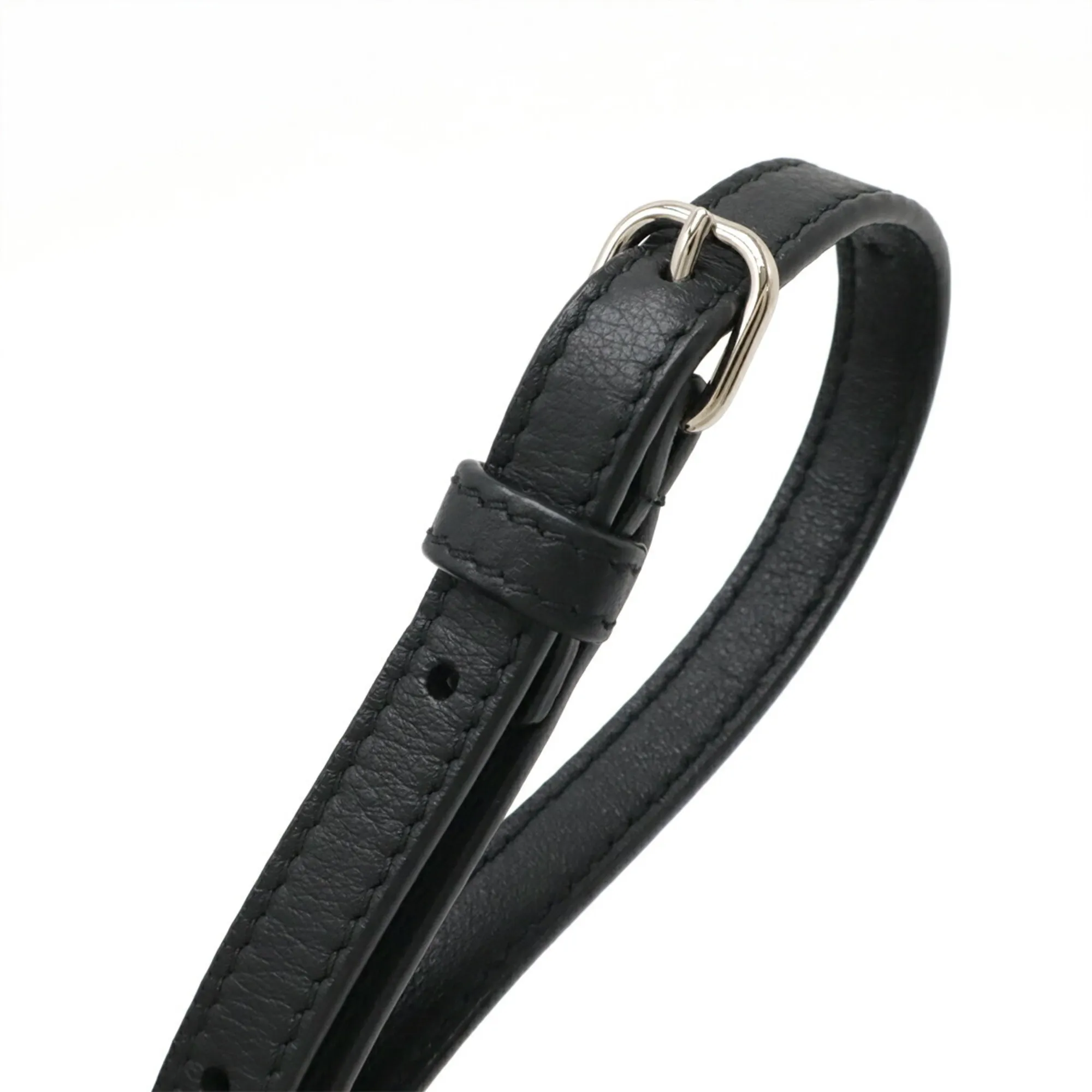 BALENCIAGA Black Leather Shoulder Bag