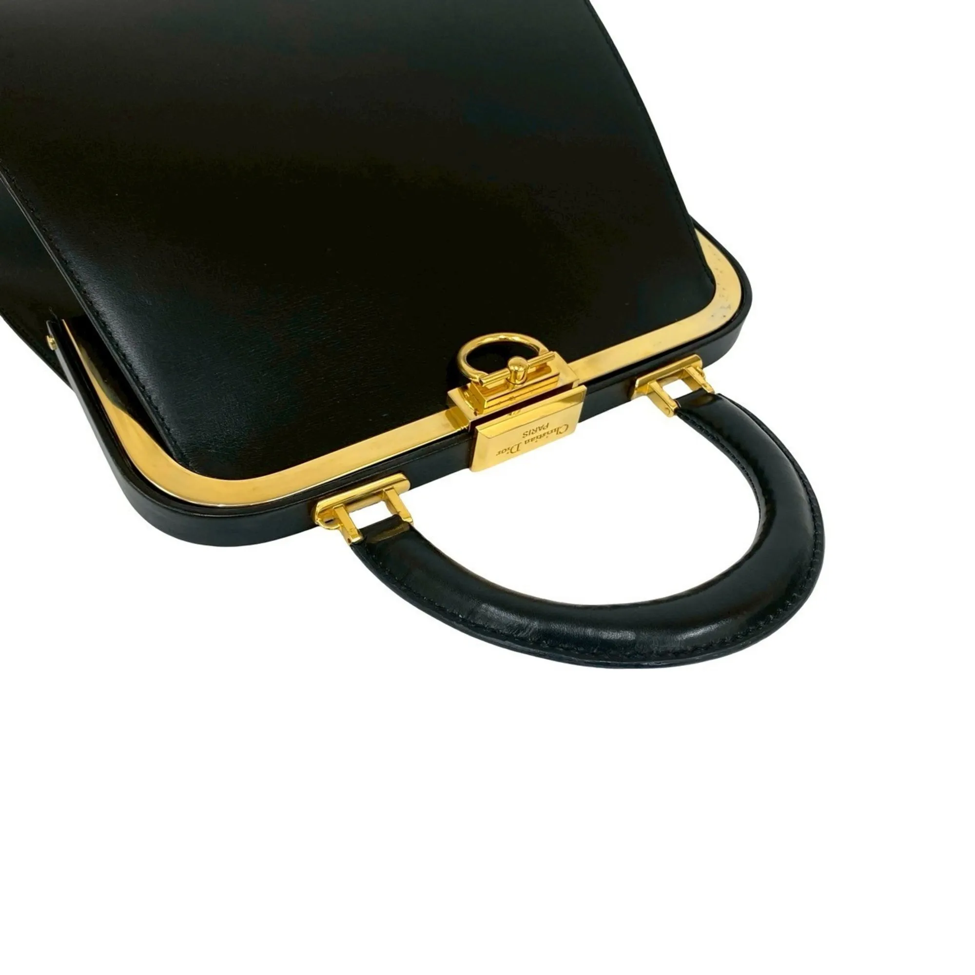 DIOR Black Leather Tote Bag