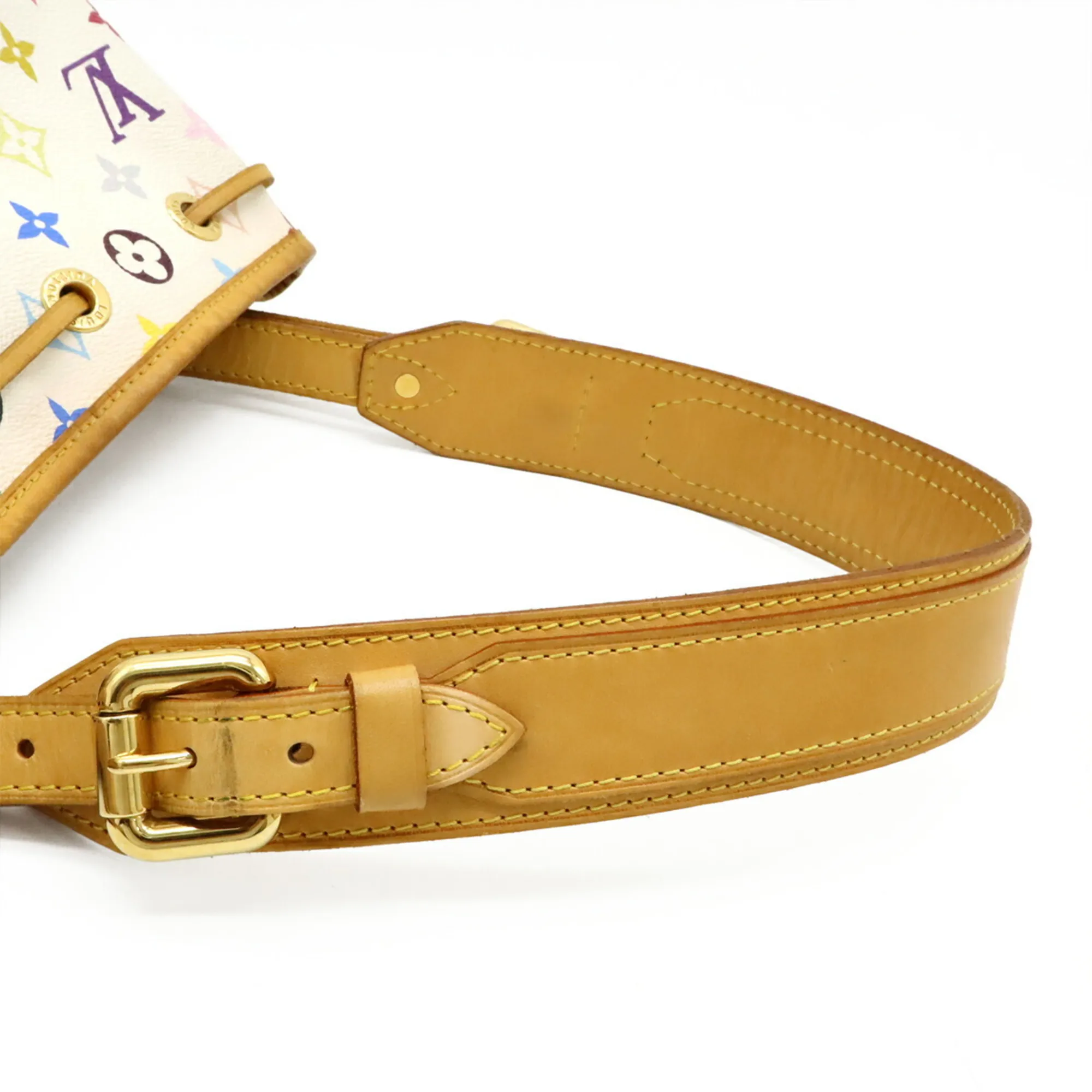 LOUIS VUITTON White Monogram Shoulder Bag