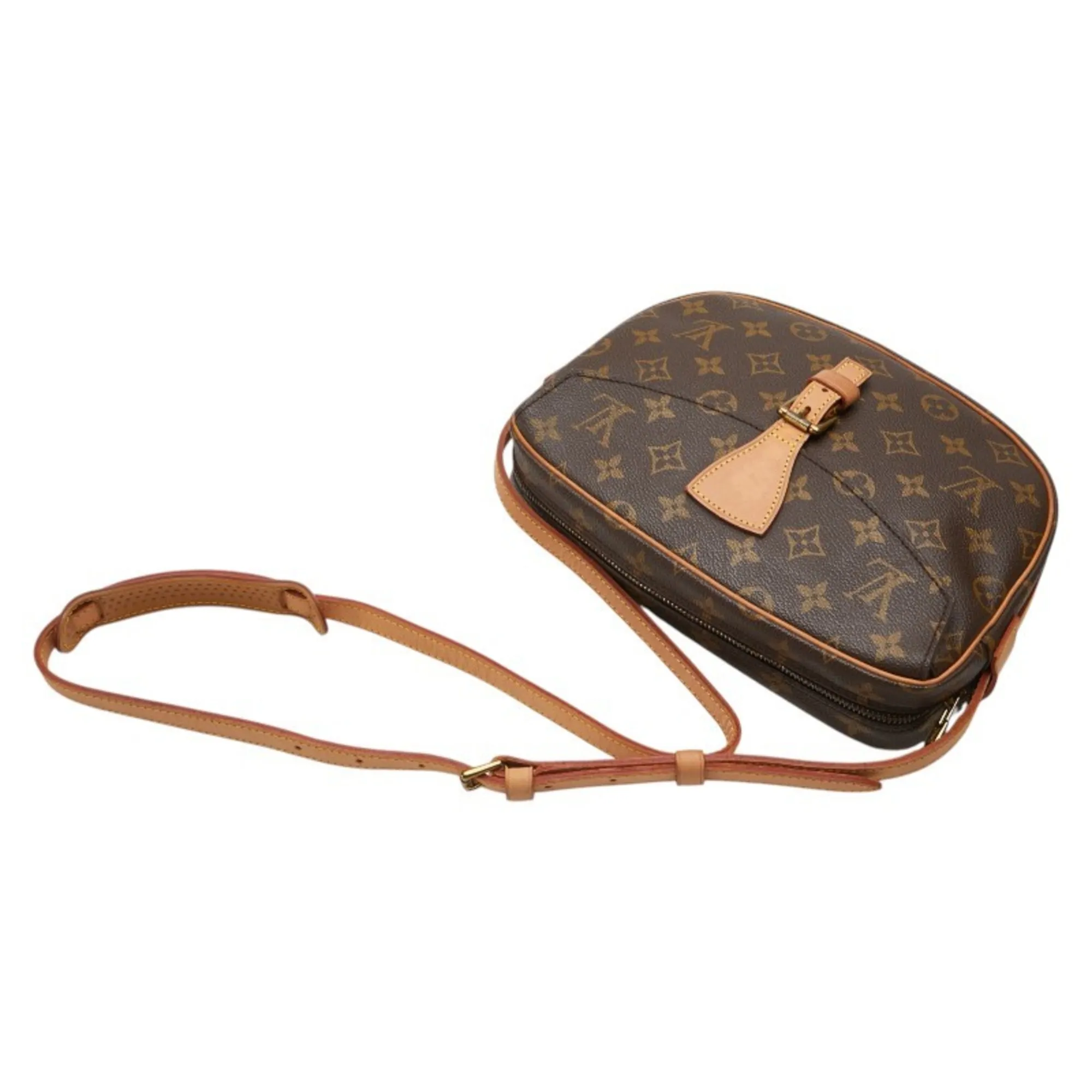 LOUIS VUITTON Brown Monogram Leather Shoulder Bag