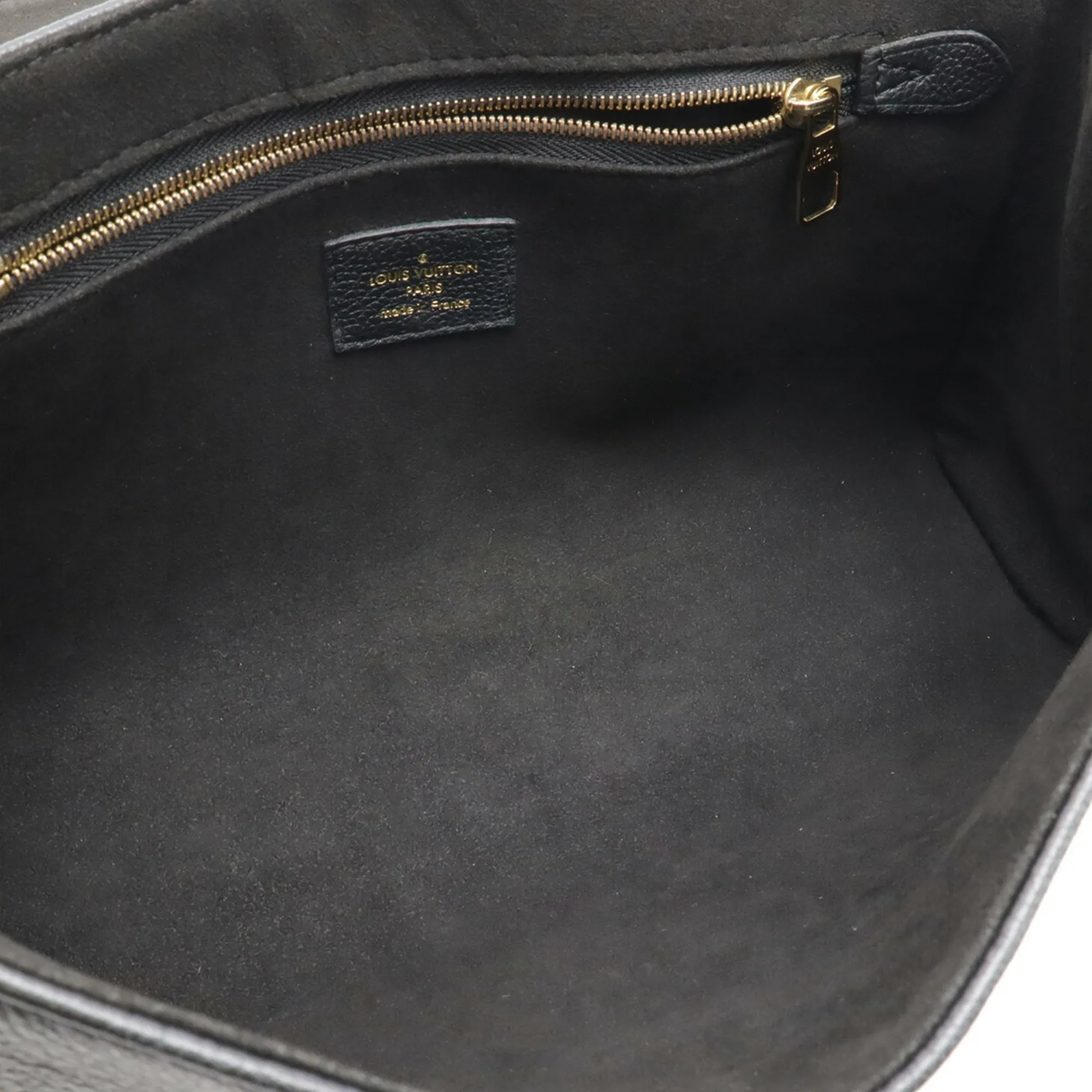 LOUIS VUITTON Black Monogram Shoulder Bag